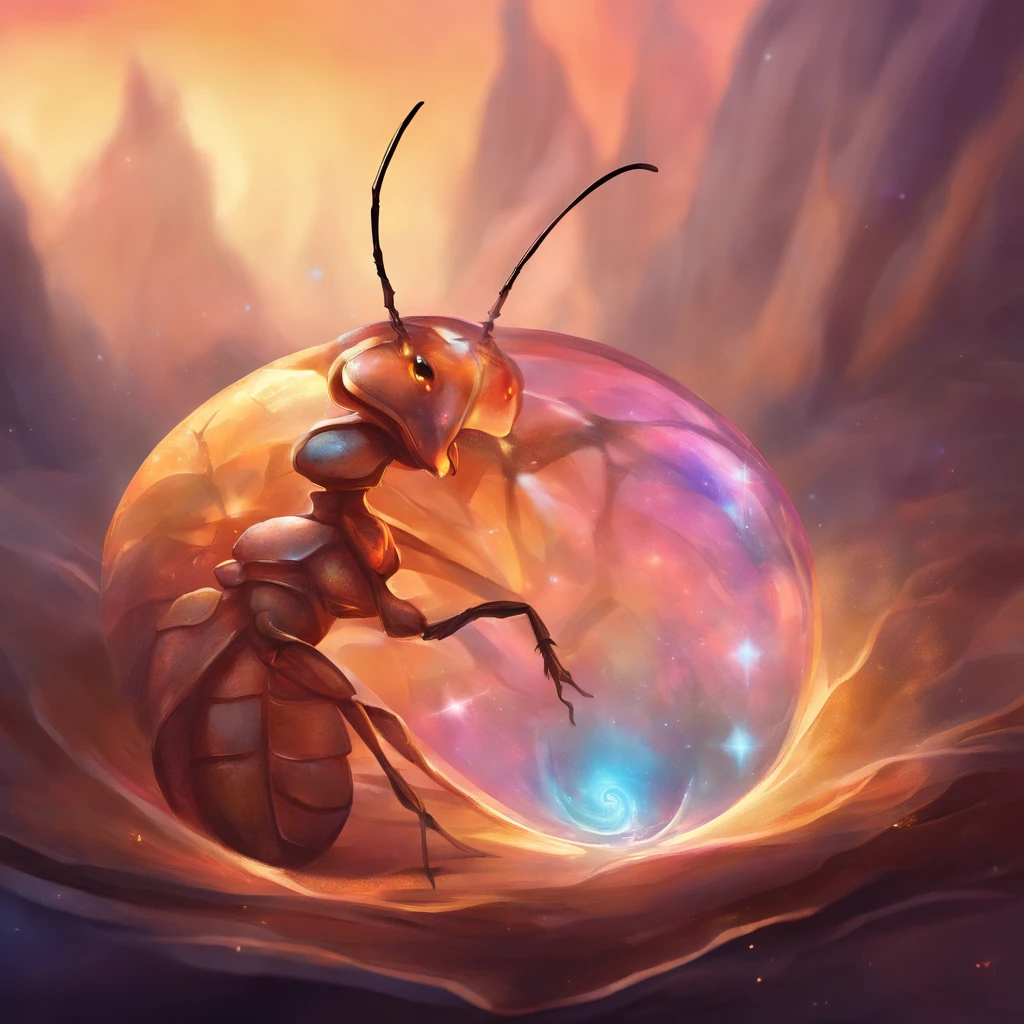 an ant in the shell