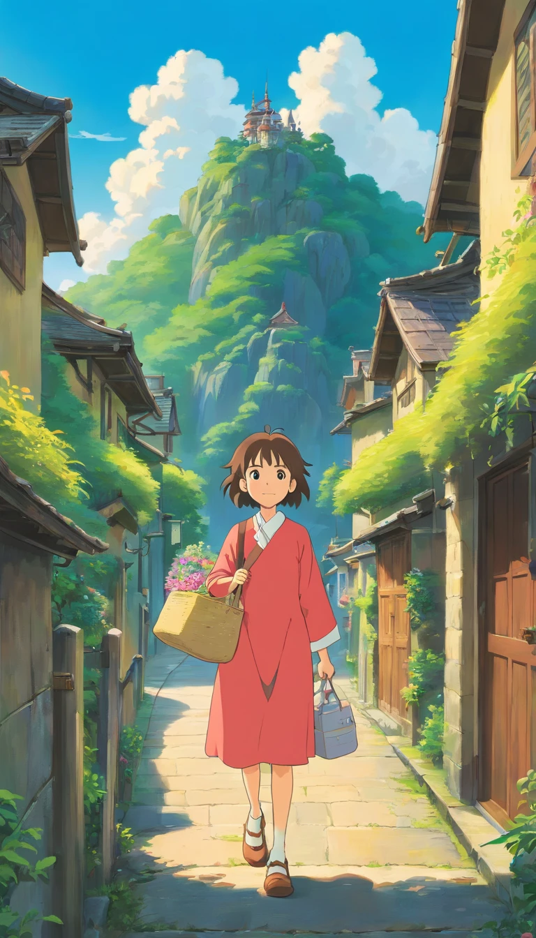 An uncle living abroad returns to his hometown with his daughter