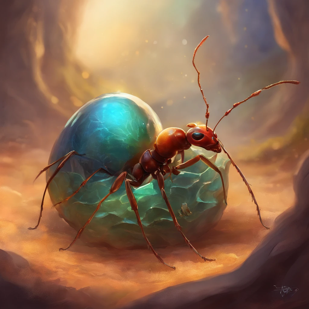 an ant in the shell