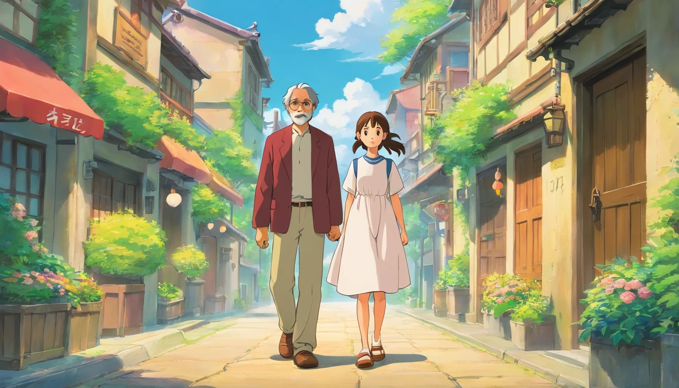The uncle and his fifteen-year-old daughter returned to their native town