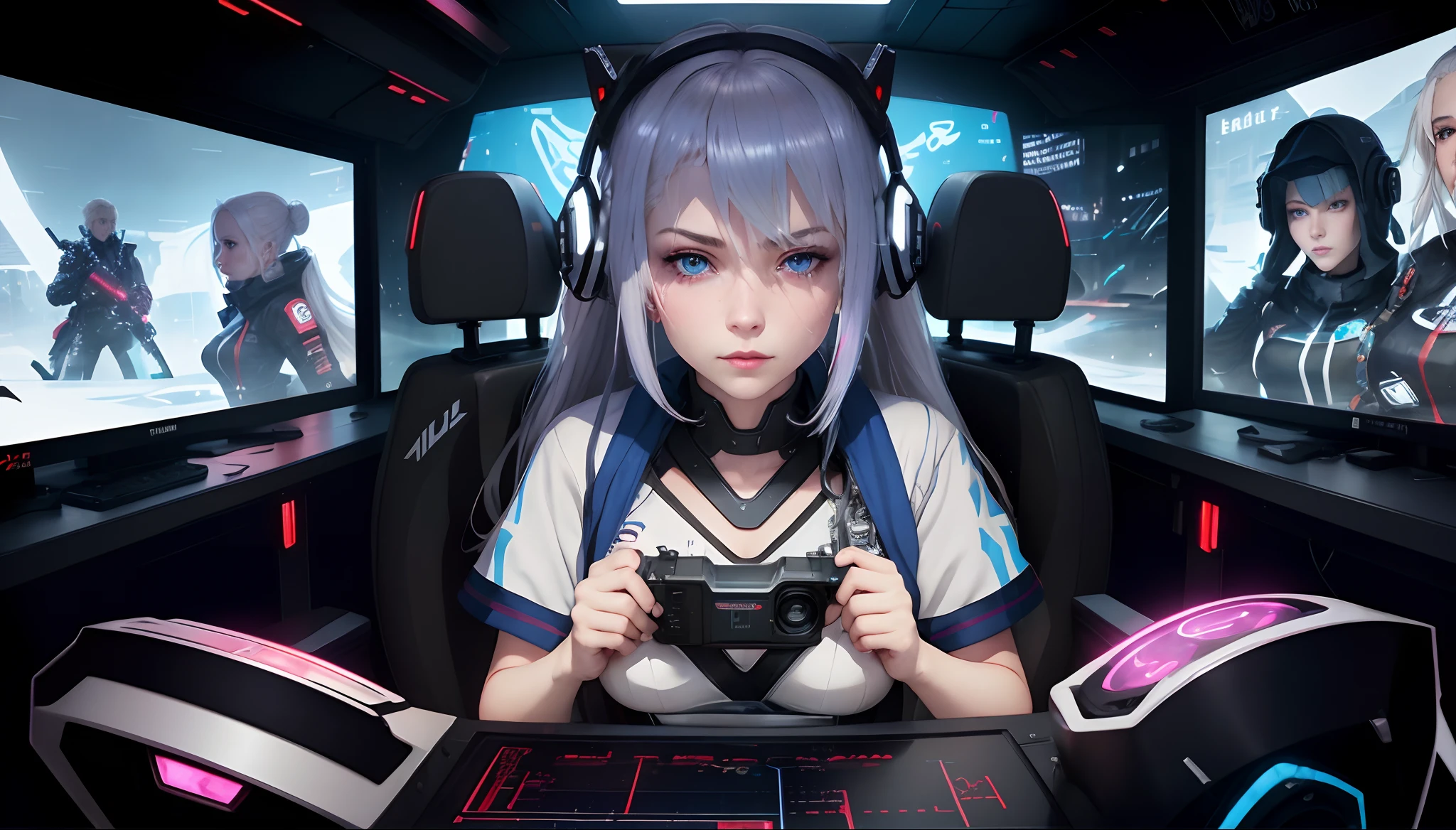 Beautiful girl with video card in hand most pointent there is --auto --s2