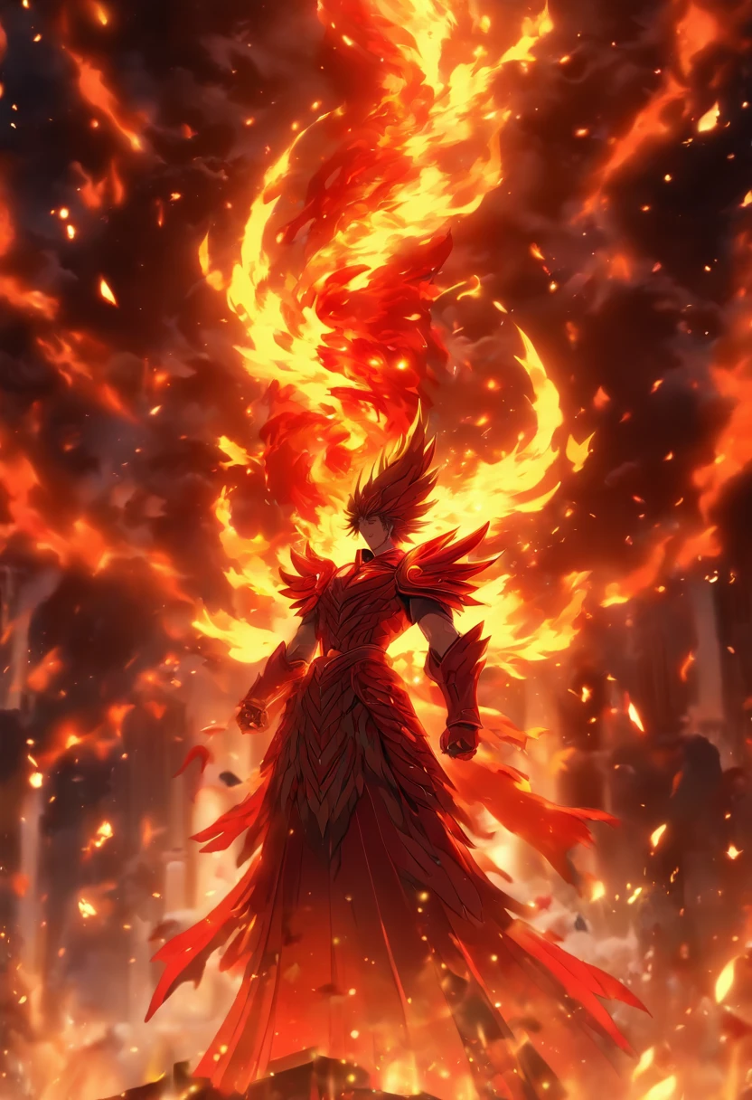 masterpiece++、top-quality++、ultra-definition++、ultra-definition++、4K++、8K++、From Side、(Background Focus)++、Woman in sexy clothes、Cast a spell of a giant Suzaku with red wings wearing flames that destroy cities、Bursting chest Zakul with red wings engulfed in flames、The magic of Suzaku on the chest with red wings engulfed in flames、Busty Suzaku with red wings wearing flames is flying overhead、Suzaku Sorceress with a huge chest with red wings engulfed in flames、Suzaku goddess with huge chest with red wings engulfed in flames、detailed fantasy art、Fantasy Art Style、Blake Big Suzaku witch with red wings wearing beautiful ancient flame、Bursting breasted queen Suzaku with red wings engulfed in flames、Fantasy Art Behans、Beautiful Big Flapping Suzaku Magician、Busty Suzaku magician with red wings wearing beautiful flames、Fragment of busty Suzaku with red wings wearing shiny floating flame、Suzaku's magic circle with red wings engulfed in flames、 Suzaku sparks in his chest with red wings engulfed in dazzling flames、Suzaku chain of bursting chest with red wings engulfed in flames、Suzaku's chest burst with red wings engulfed in flames、Wind-blown hair of busty Suzaku with red wings wearing flames、Blake Isekai Beautiful、Suzaku's crown on bursting chest with red wings engulfed in flames、Detailed clothing、Mischievous aura、Bewitching face、Tall body、Mature body、Seductive body、爆乳、detailed beautiful faces、detailed shiny eyes、Detailed skin、full bodyBREAK、detaileds、realisitic、Highly detailed digital art in 4K、octan render、bio luminescent、BREAK8K Resolution Concept Art、真实感、Studio Map、masterpiece、top-quality、Official art、illustratio、ligne claire、(Cool_Color)、perfect-composition、absurderes、Fantasia、Focused、thirds rule