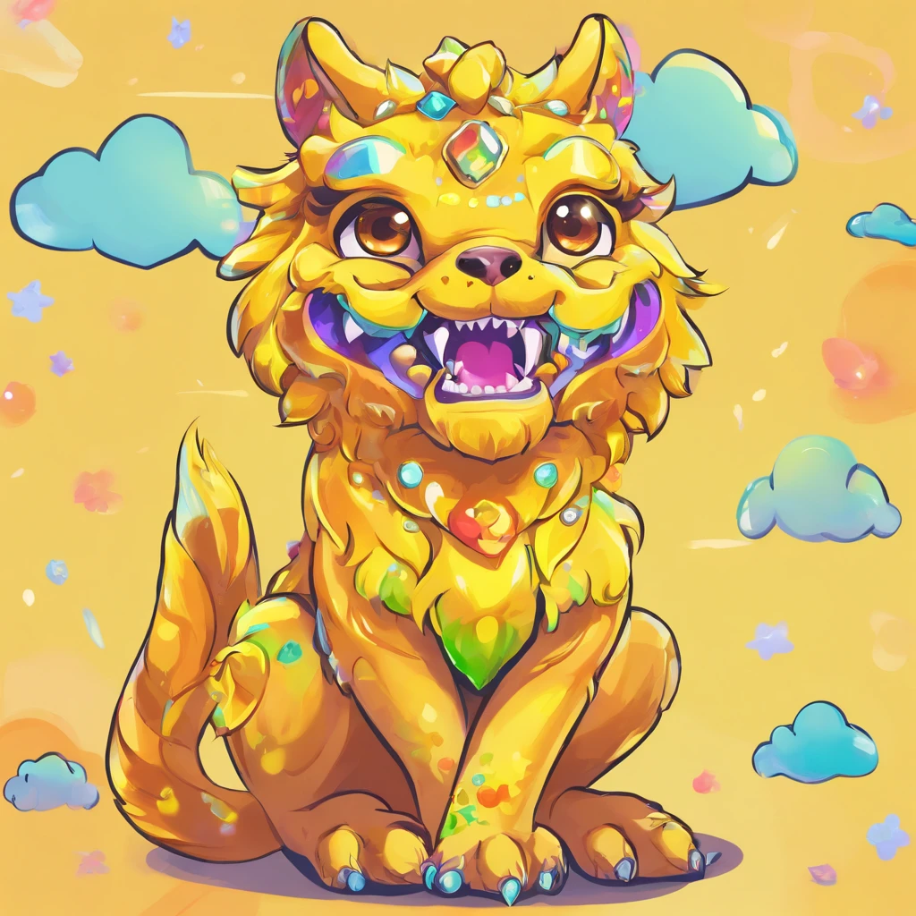 Yellow Jeweled Beast, Tolpaz, masterpiece, best quality