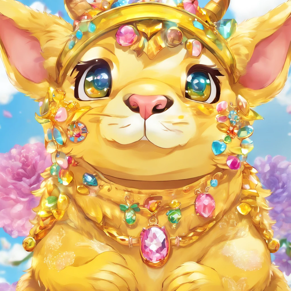 Yellow Jeweled Beast, Tolpaz, masterpiece, best quality