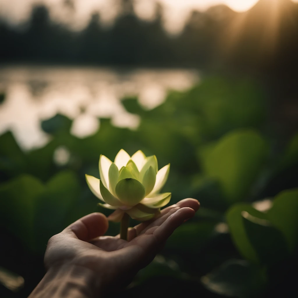 （zen feeling）, Bergamot, Hold a lotus in your hand