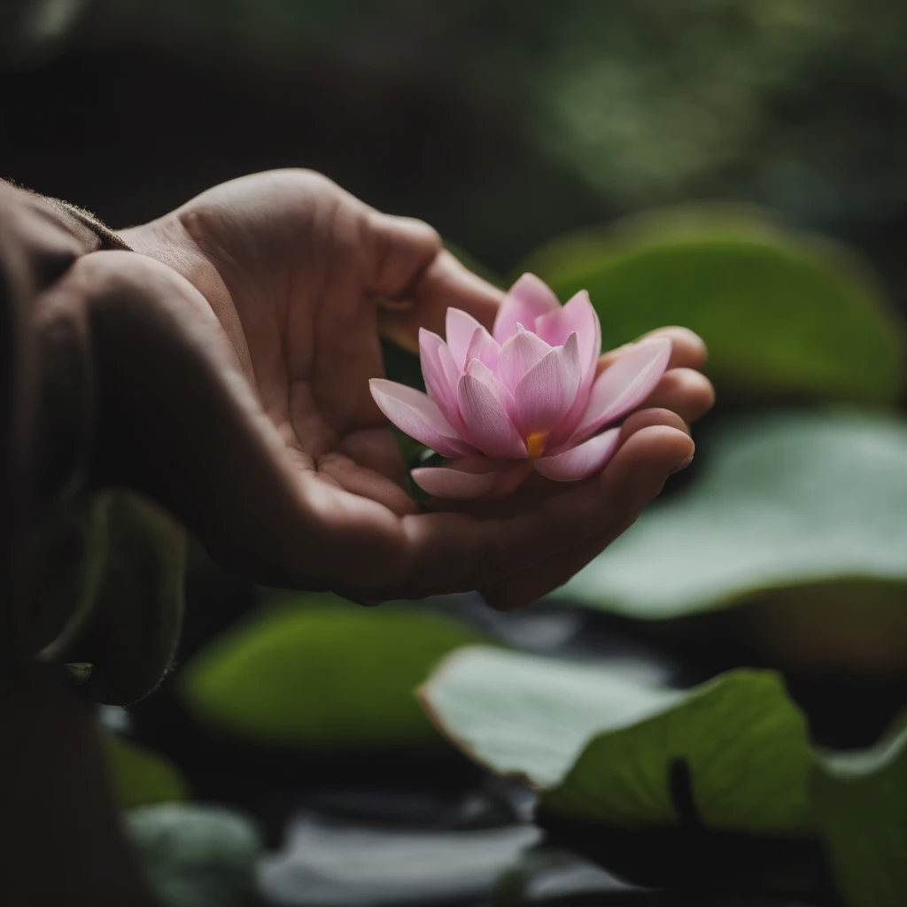 (zen feeling), Bergamot, Hold a lotus in your hand