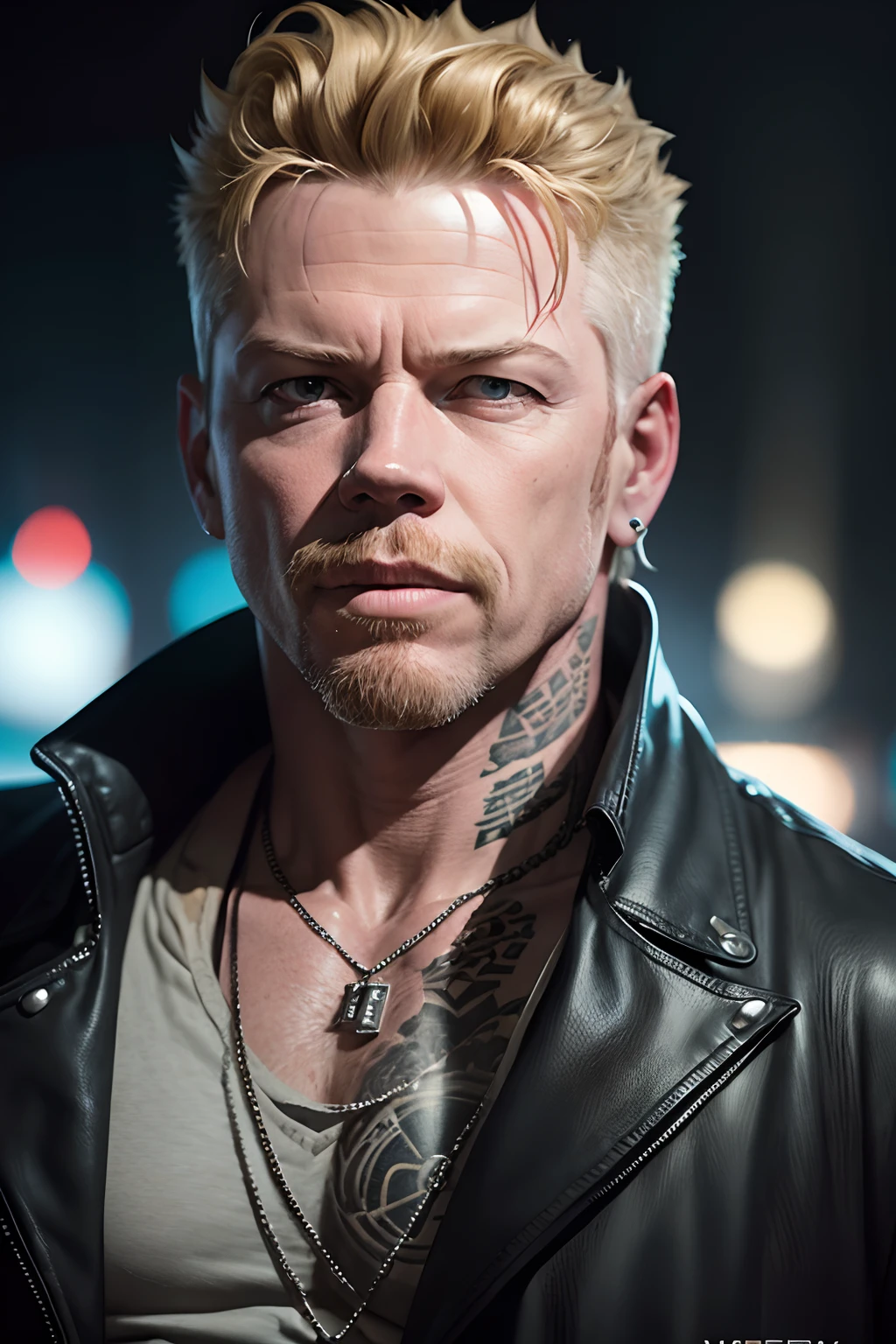 Portrait of James Hetfield,Masterpiece,Best quality,Movie photos of gangsters , epic lighting, rocker