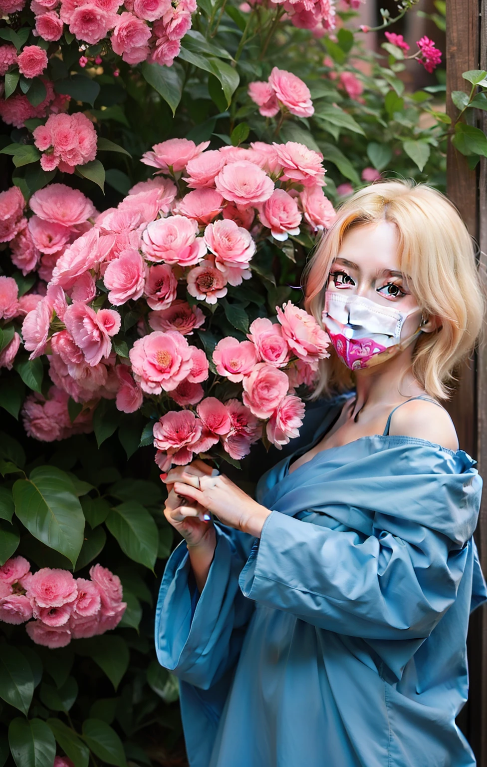Girl with mask, Girl with sexy dress, sexy bra, medium breast, exotic skin, sensual look, beautifull, wearing mask, beauty eyes