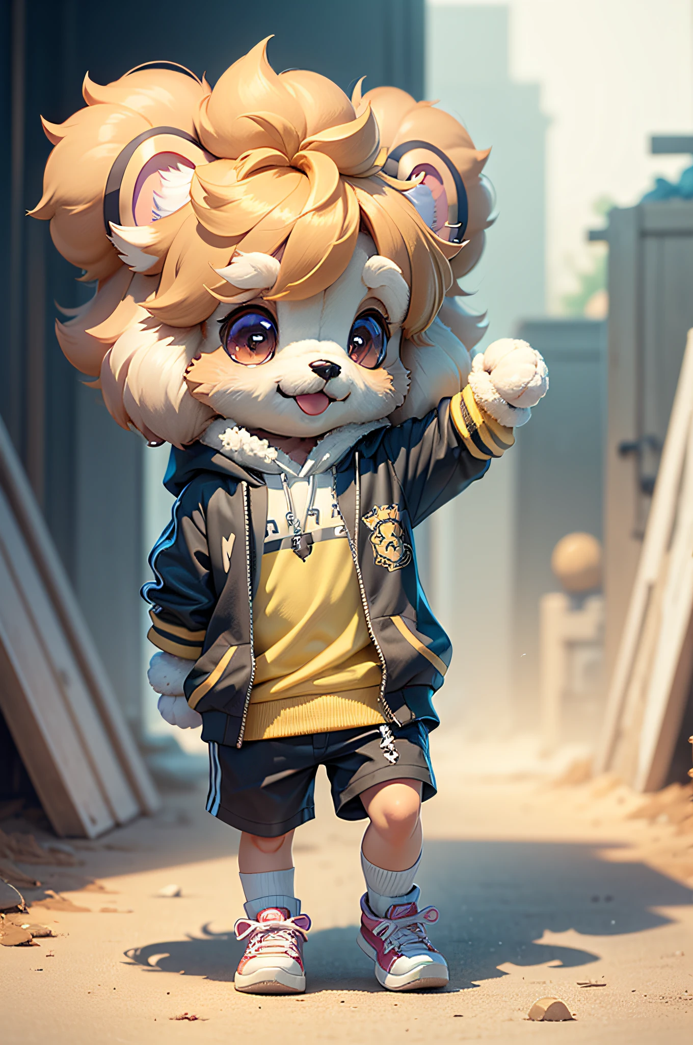 C4tt4stic, Cheergirl Cartoon Toy Poodle 、a smile