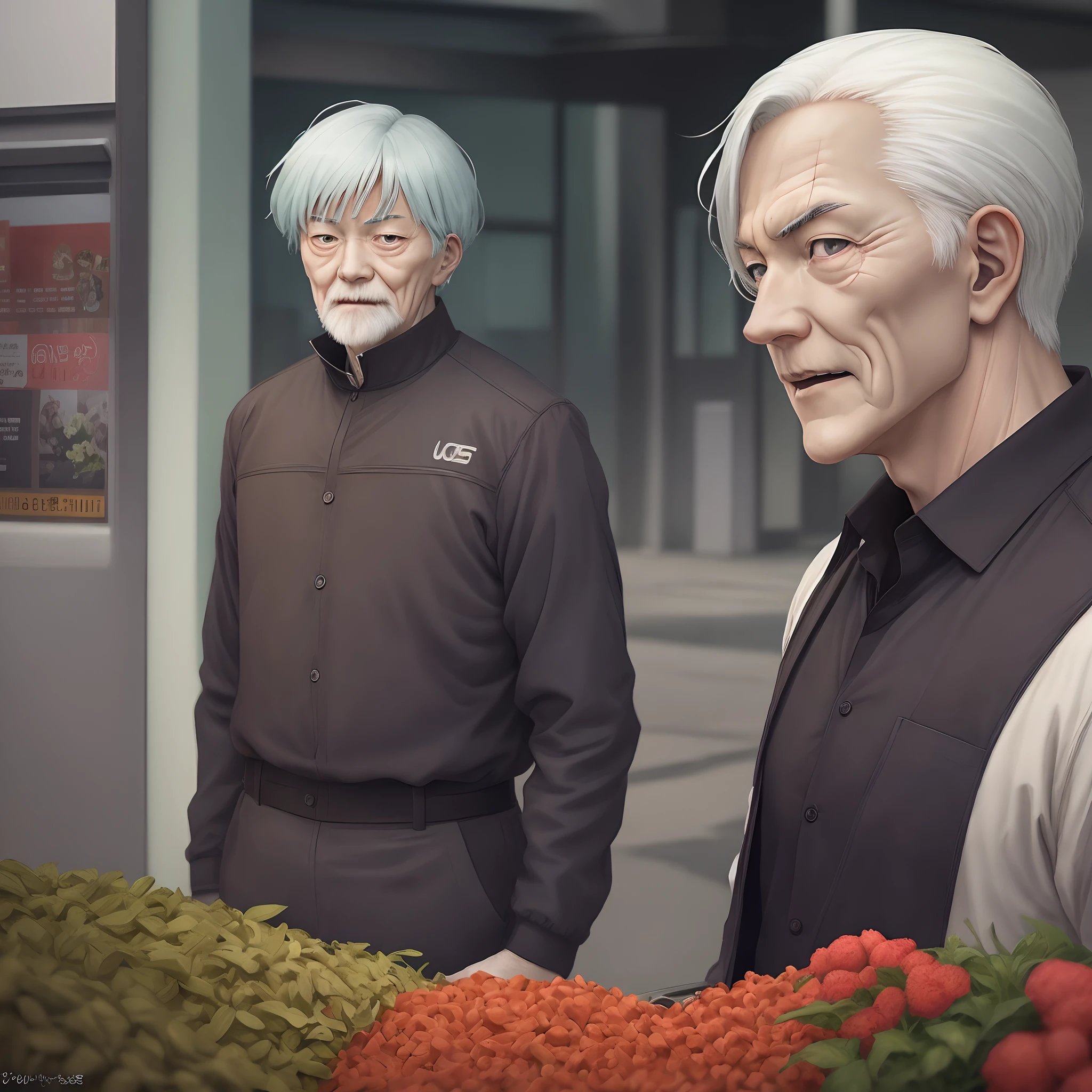 Tokyo Ghoul A old man strong con Feed on seeds