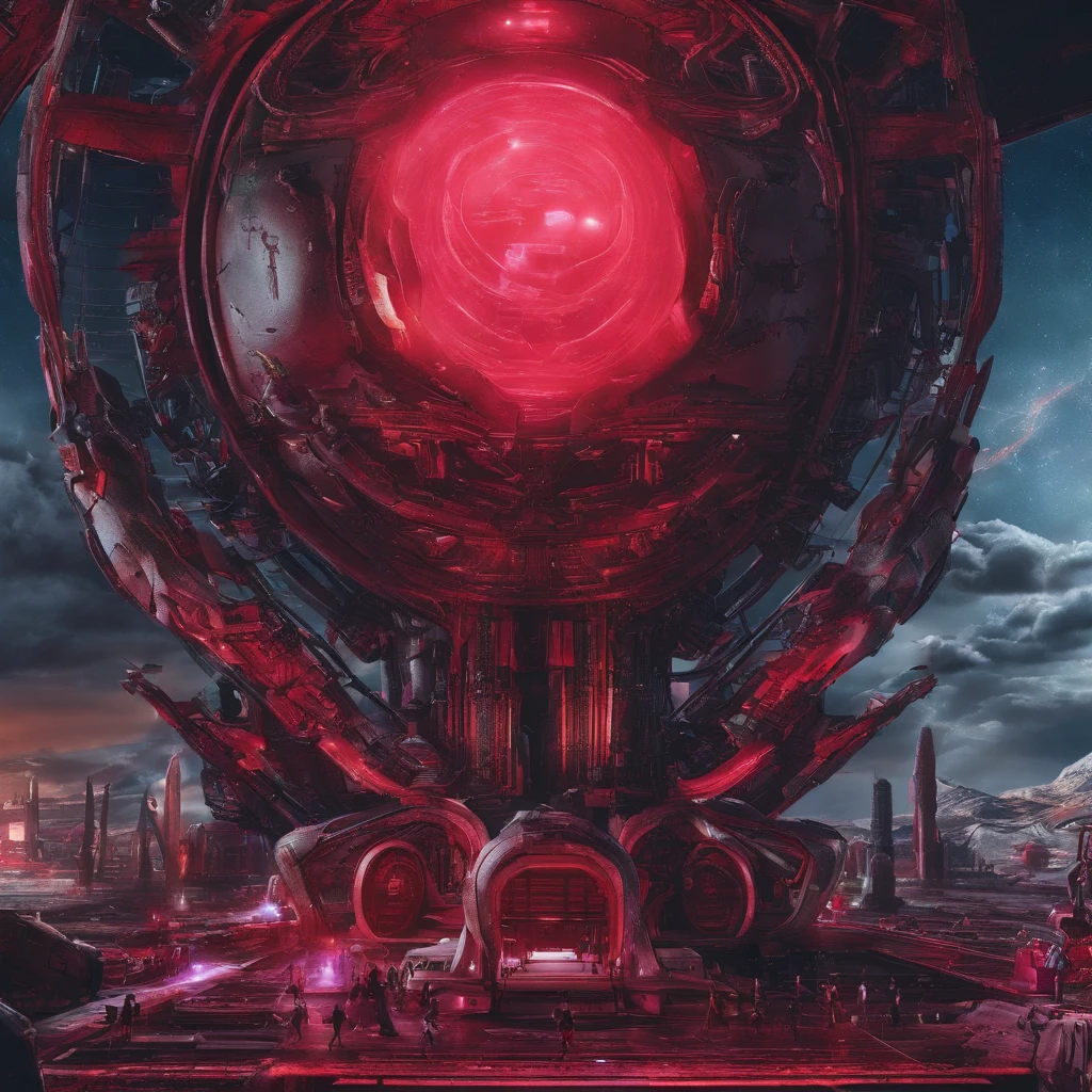 A huge red irregular sphere,Fill the whole room,Sphere Fracture,Broken,Wrapped in mucus,Does not emit light,There is a door on the sphere,There are red furniture inside,Bloody jewelry area in the back room,Various mucus,Interlaced complex,32K(tmasterpiece,k hd,hyper HD,32K) ,Yao Lang protector (realisticlying:1.4),Staggered totem,The background is pure,A high resolution, the detail, RAW photogr, Sharp Re, Nikon D850 Film Stock Photo by Jefferies Lee 4 Kodak Portra 400 Camera F1.6 shots, Rich colors, ultra-realistic vivid textures, Dramatic lighting, Unreal Engine Art Station Trend
