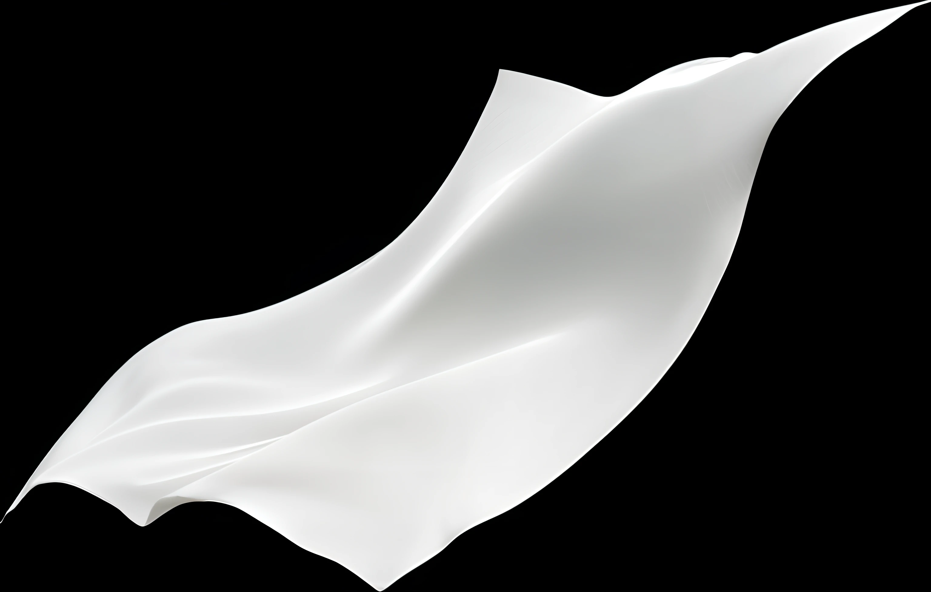 Close-up of white cloth flying in the air, Flowing realistic fabric, white cloth in wind shining, White cloth, abstract cloth simulation, cloth simulation with houdini, Flowing fabric, silk flowing in wind, big long cloth on the wind, flowing material, cloth simulation, long flowing fabric, large draped cloth, flowing silk sheets, soft translucent fabric folds