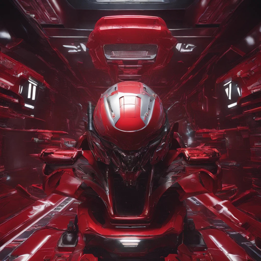 A super-large red irregular sphere，There are red furniture inside，Bloody jewelry district in the back room，All kinds of mucus，Interlace complex，32K（tmasterpiece，k hd，hyper HD，32K） ，Yao Lang protector （realisticlying：1.4），Staggered totem，The background is pure，A high resolution， the detail， RAW photogr， Sharp Re， Nikon D850 Film Stock Photo by Jefferies Lee 4 Kodak Portra 400 Camera F1.6 shots, Rich colors, ultra-realistic vivid textures, Dramatic lighting, Unreal Engine Art Station Trend