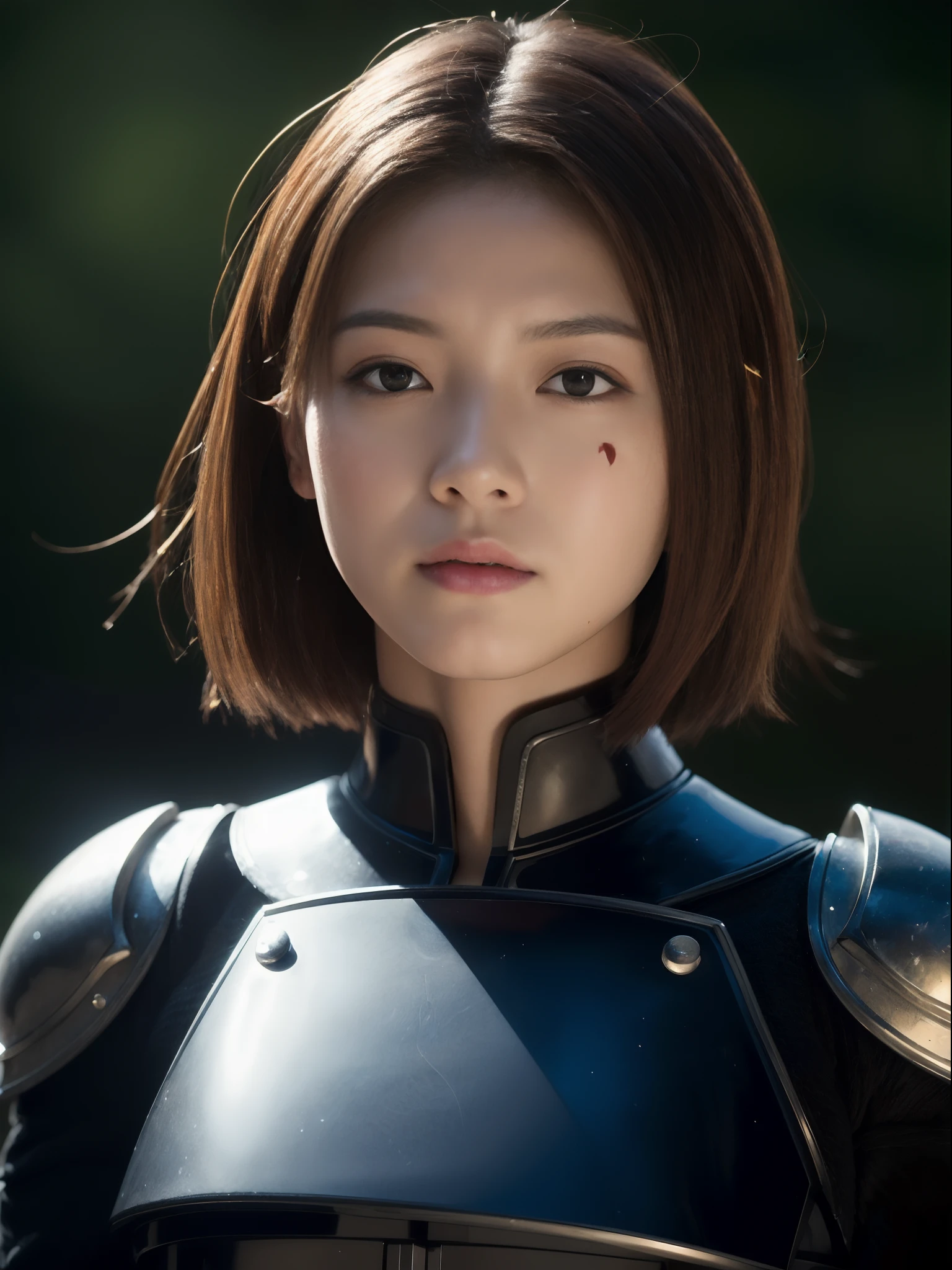 (photo realistic:1.4), (hyper realistic:1.4), (realistic:1.3), (smoother lighting:1.05), 32K, 1Japanese choibusu girl,20yo girl, she wears SAMRAI armor,she has SAMRAI sword,realistic lighting, backlighting, light on face, ray trace, (brightening light:1.2), (Increase quality:1.4), (best quality real texture skin:1.4), finely detailed eyes, finely detailed face,full body,
She just finished a fight.
She's covered in blood.