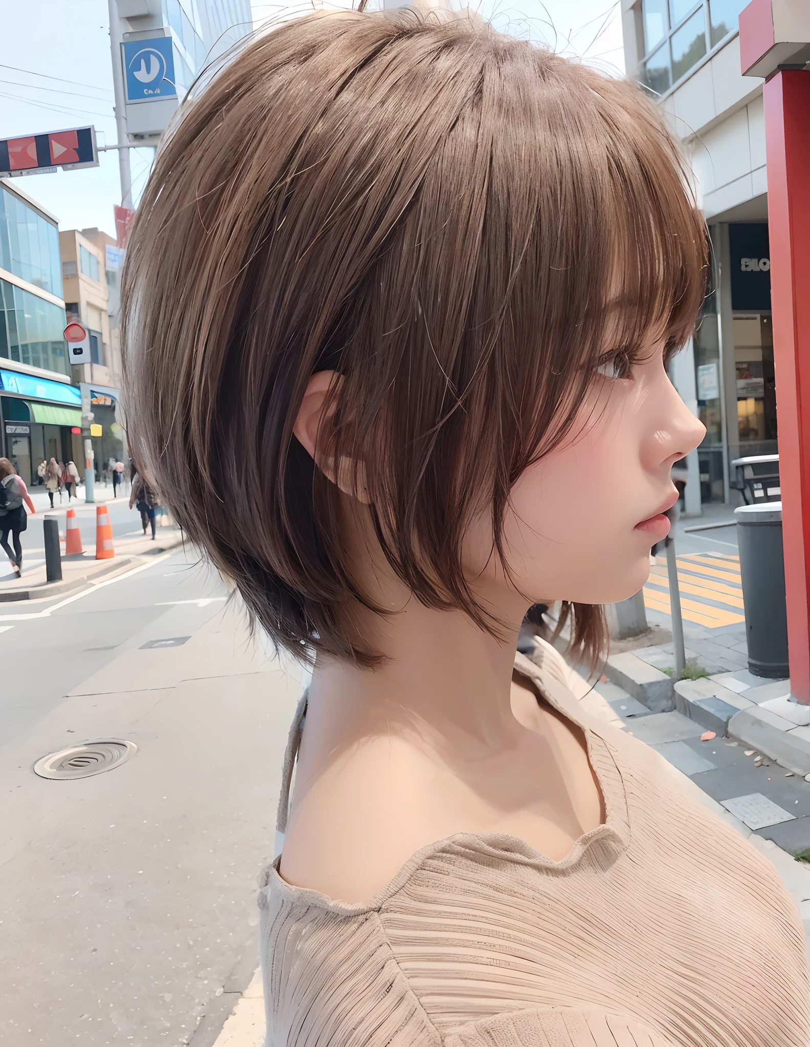 Background in the city