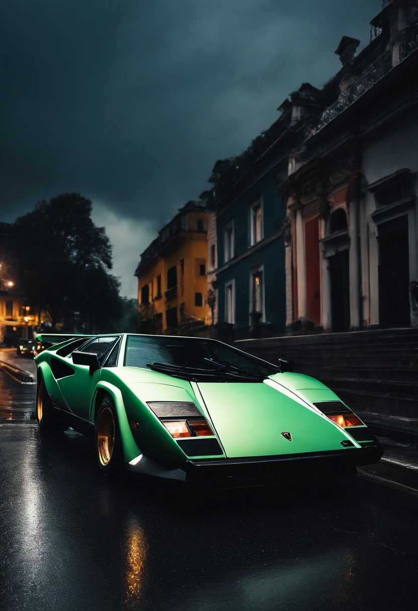 Lamborghini Countach LP400 Circuit Rain