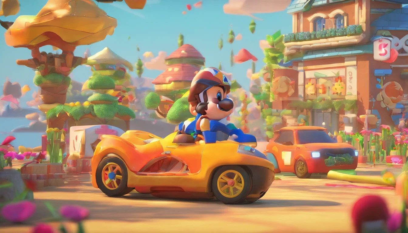 Cartoon style, casual games, Main City, Island, Sea World,
Waste Earth style, Future Water World, equiaxial, 45 degree Angle tilt, 3d rendering, oc rendering,
Game Asset style, 16-bit pixel art, Low convergence Style, Blind box, Best Quality, Mario Looney,
hd, --ar 6:3