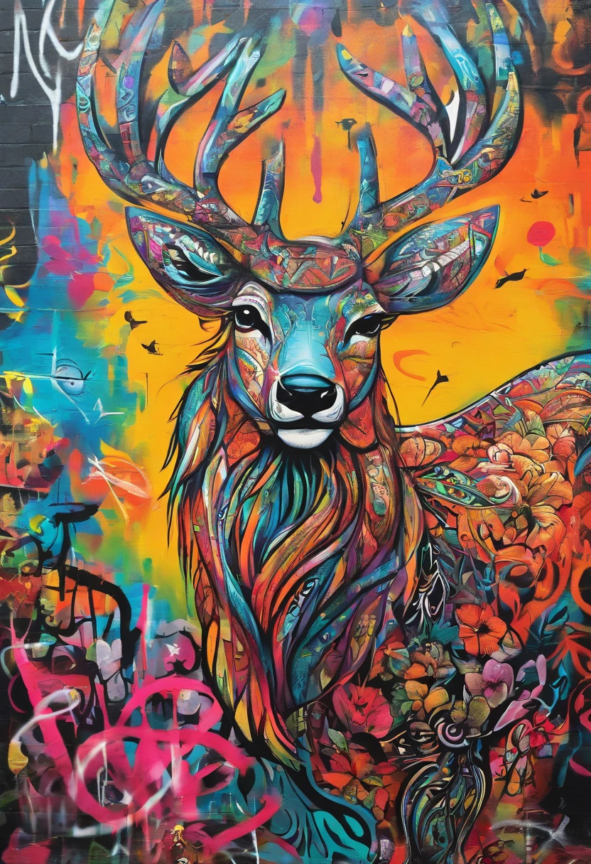 Yi or Miao clothing,deers