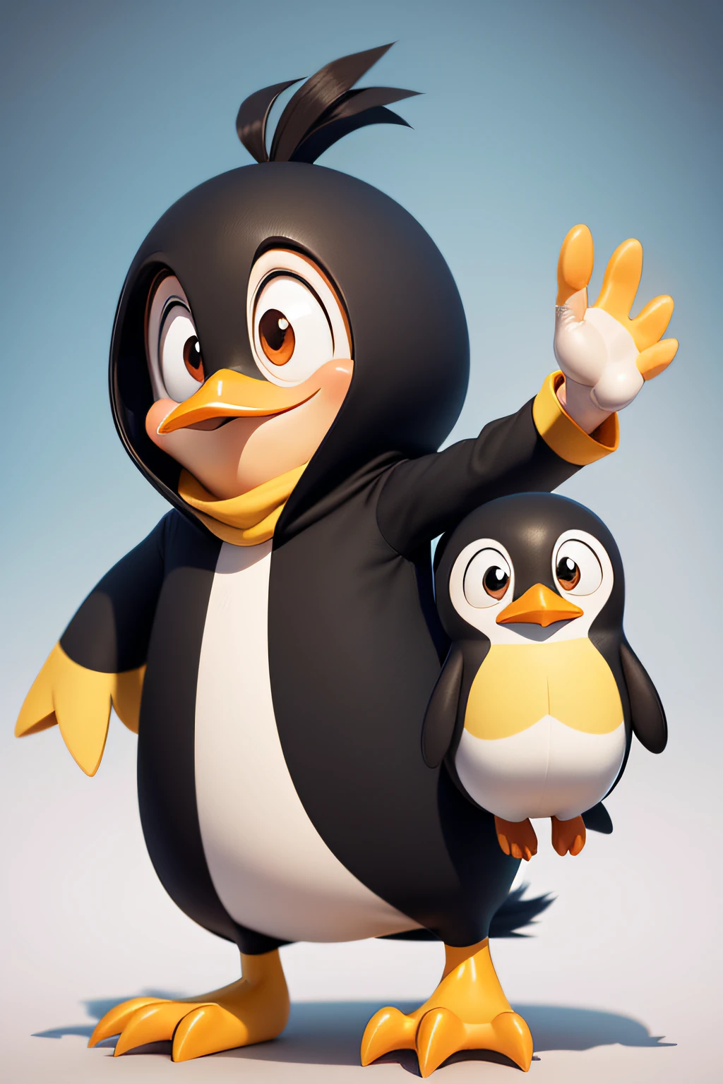 Cartoon penguin image