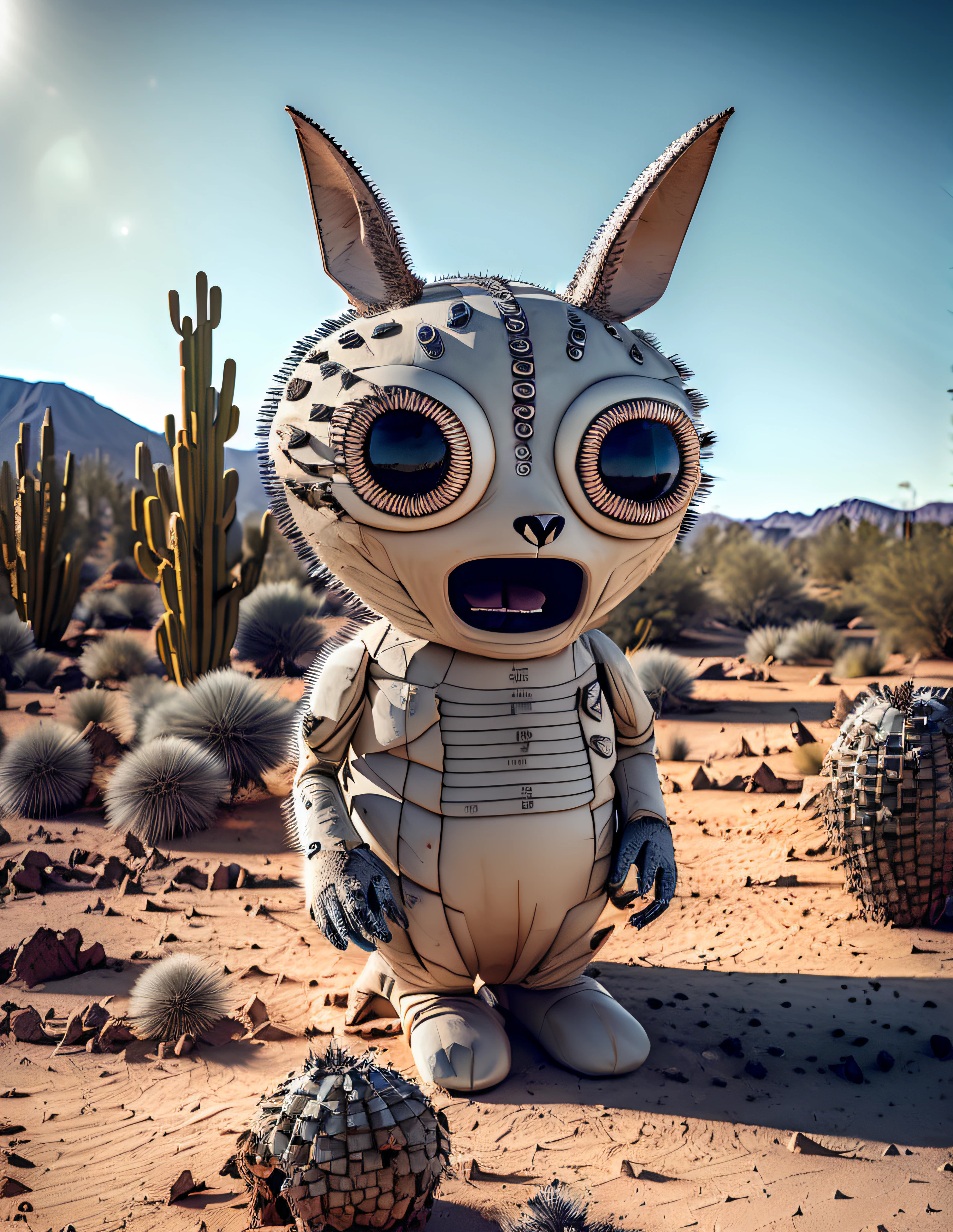 saguaro cactus, fox, saguaro cactus, teeth, teeth, saguaro cactus, penguine