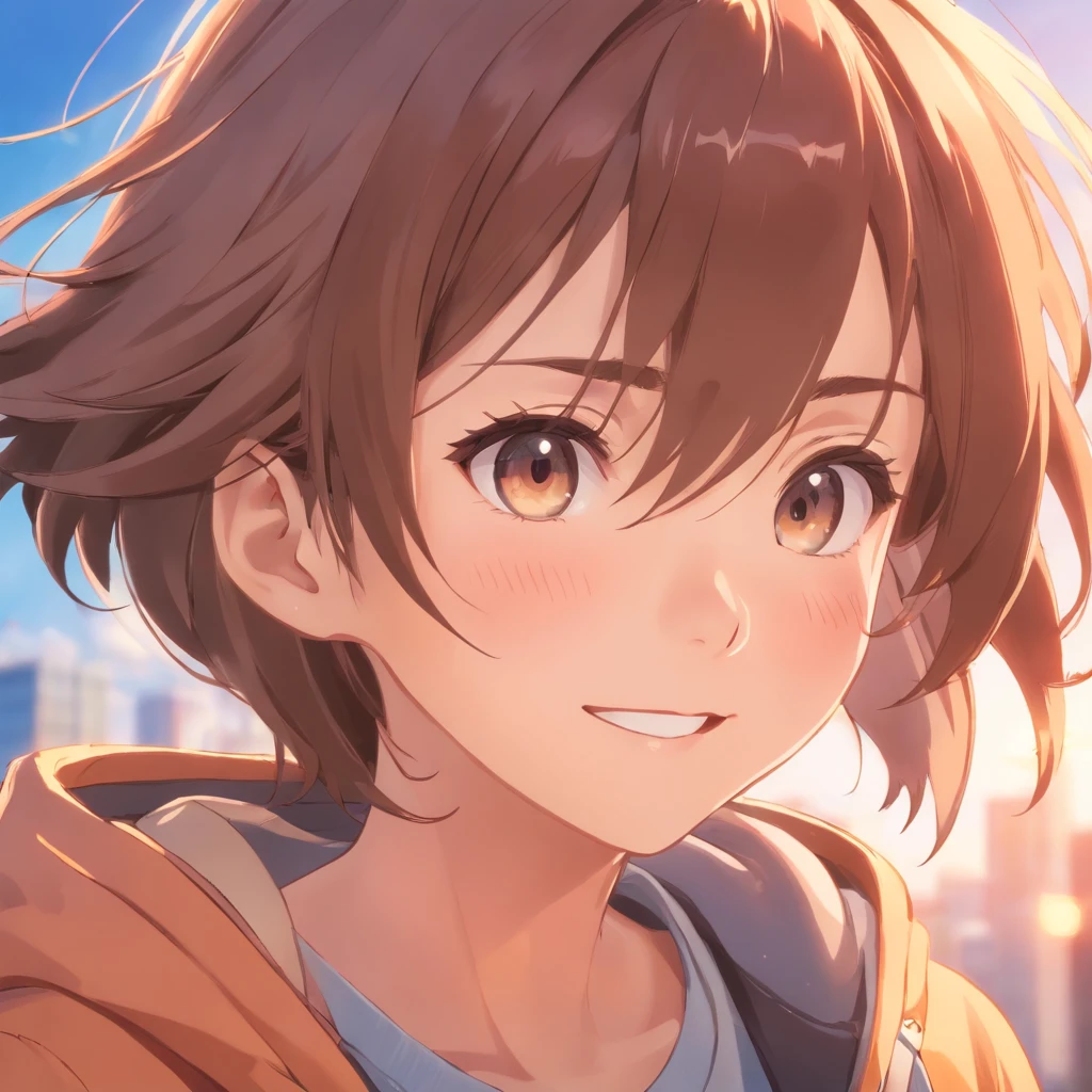 hyper photorealism, god light, Fuji colors, head out of frame, Close-up, hyper HD, Super detail, 16k,head portrait,one-girl,Laugh happily,