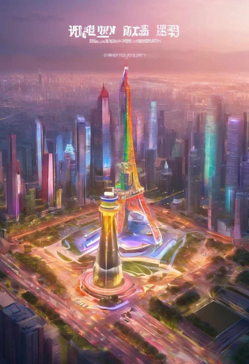 National Day Event，national day，VR poster，AR，Metaverse，holograph，sense of science and technology，Futuristic，Urban cultural tourism，Scenic spots，Event poster