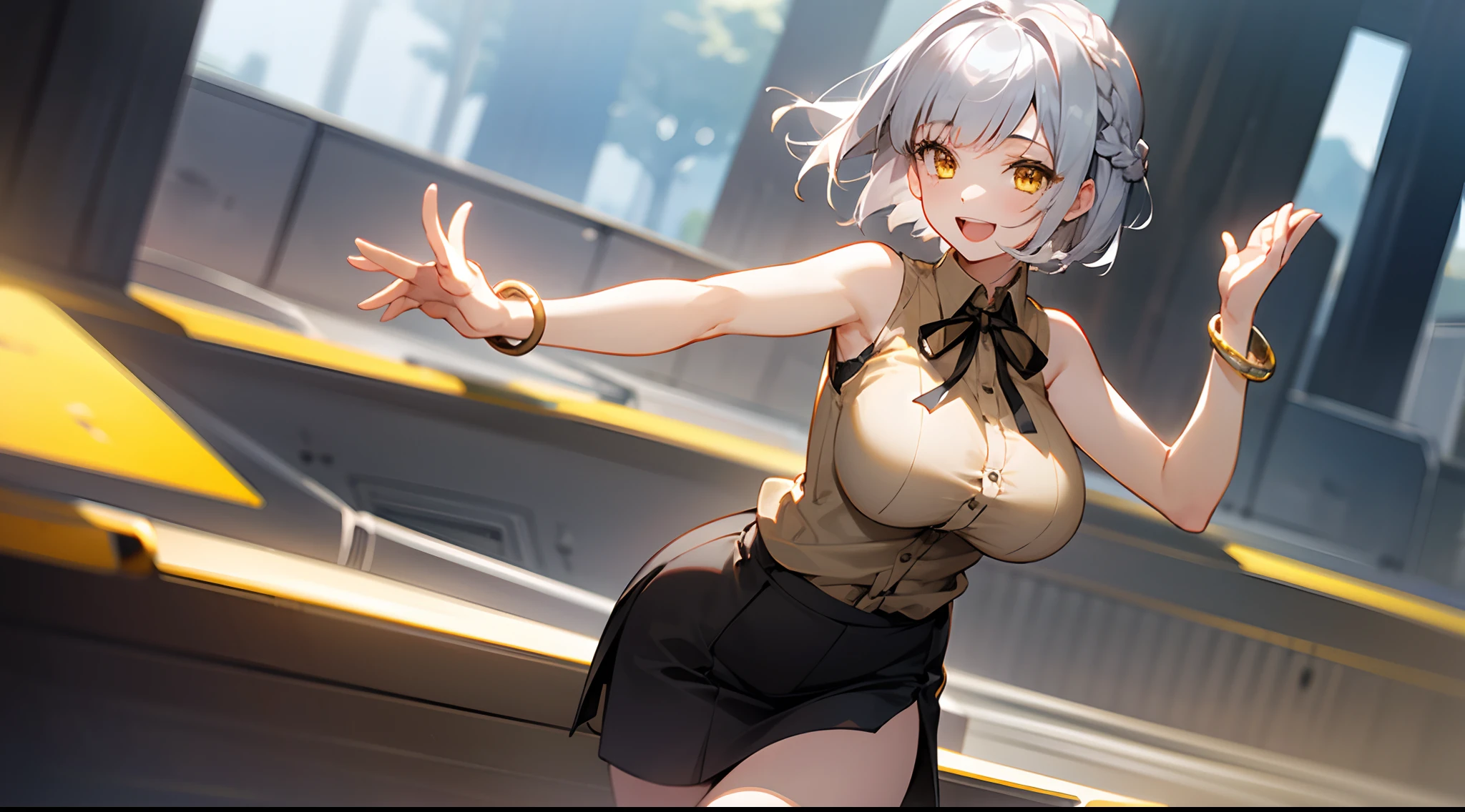 Masterpiece, Large Breasts,Chubby,、A serious face, Bunny girl