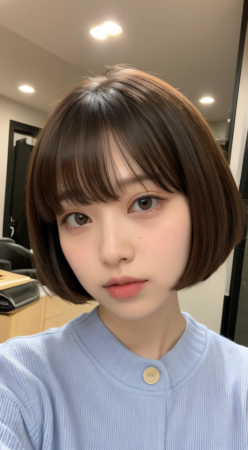 short-hair、bangss