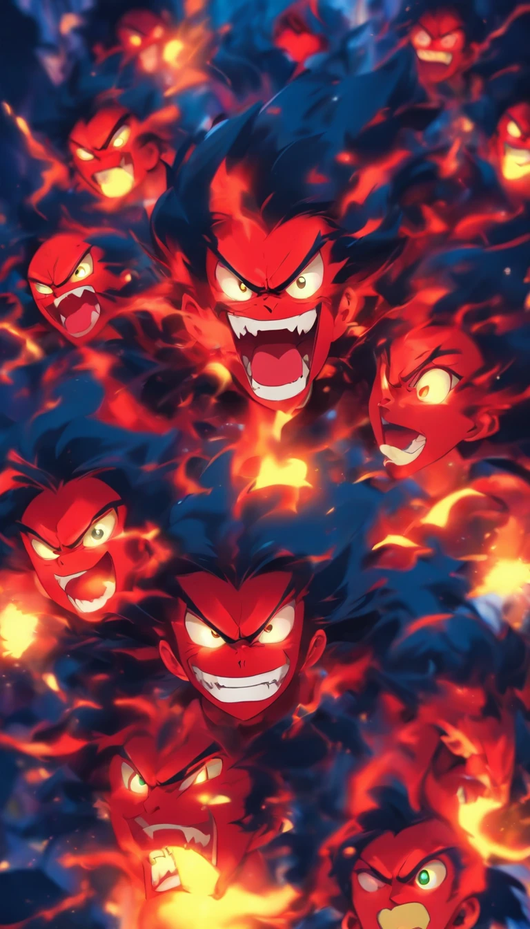 thedemongirl,Emoticon pack,Align arrangement,9 emoticons(Enjoy,Anger,Pity,cheerfulness,grieves,big laughter,touching heads,Sell moe,)Niji style,9 different poses and emotions,8
