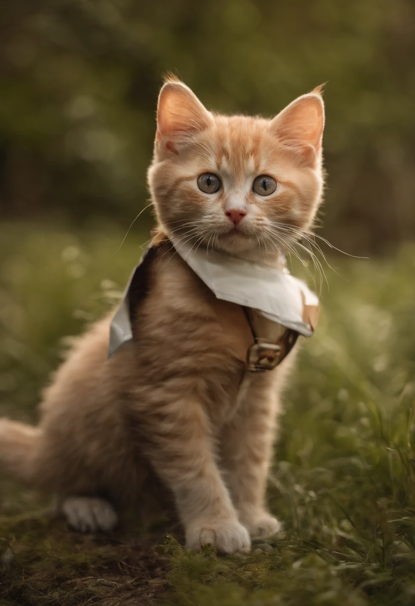 Kittens eat KFC,eine Katze,Eat fried chicken