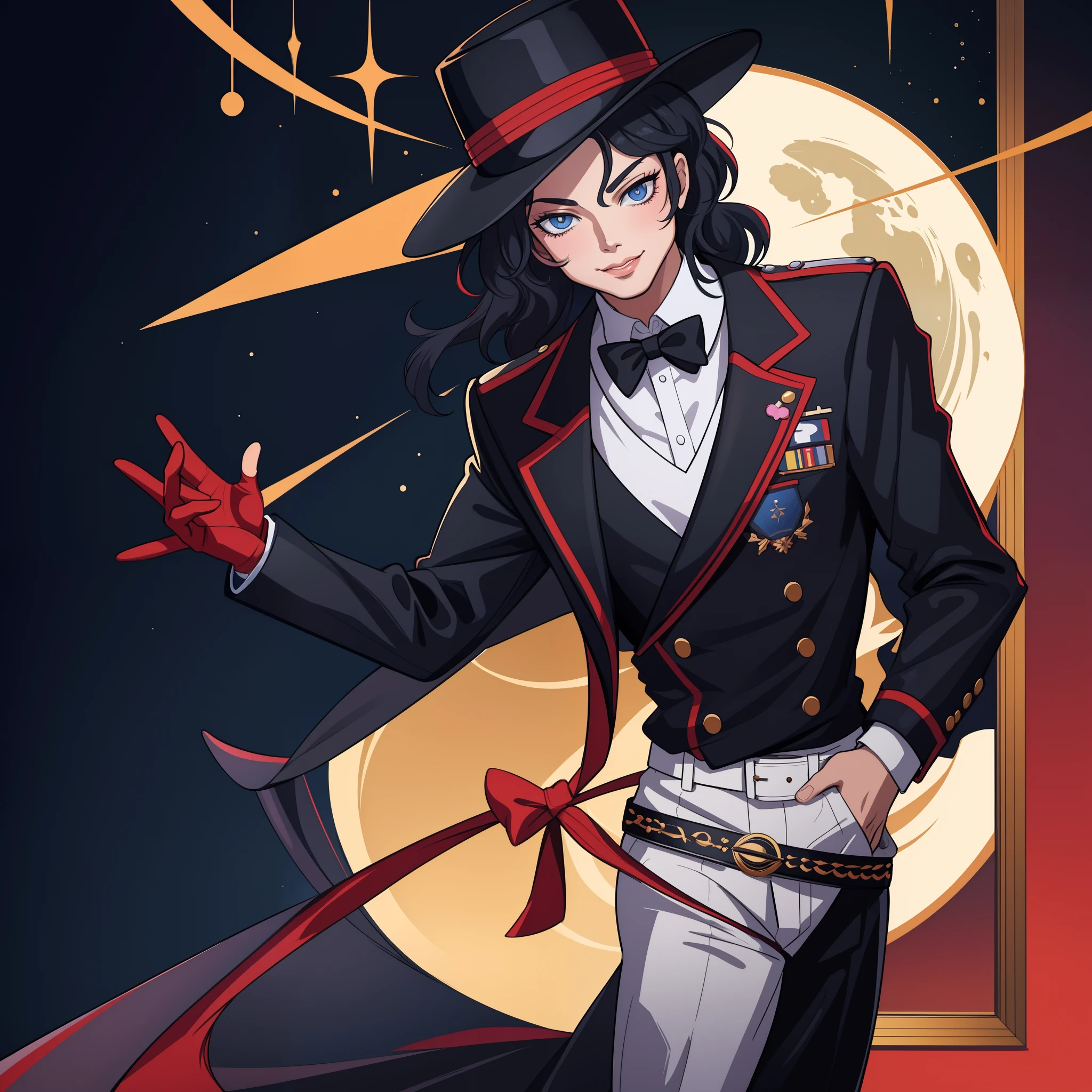 Il y a un homme en costume et chapeau, Portrait de Michael Jackson, Photo de Moonwalker, Portrait de Michael Jackson, Portrait de Martin Ansin, HQ Work, Michel_Jackson, Michael Jackson, in style of digital illustration, hq 4k wallpaper, Michael Jackson Danse de la Lune, Martin alors, Fan Art, high quality fanart, highly detailed exquisite fanart