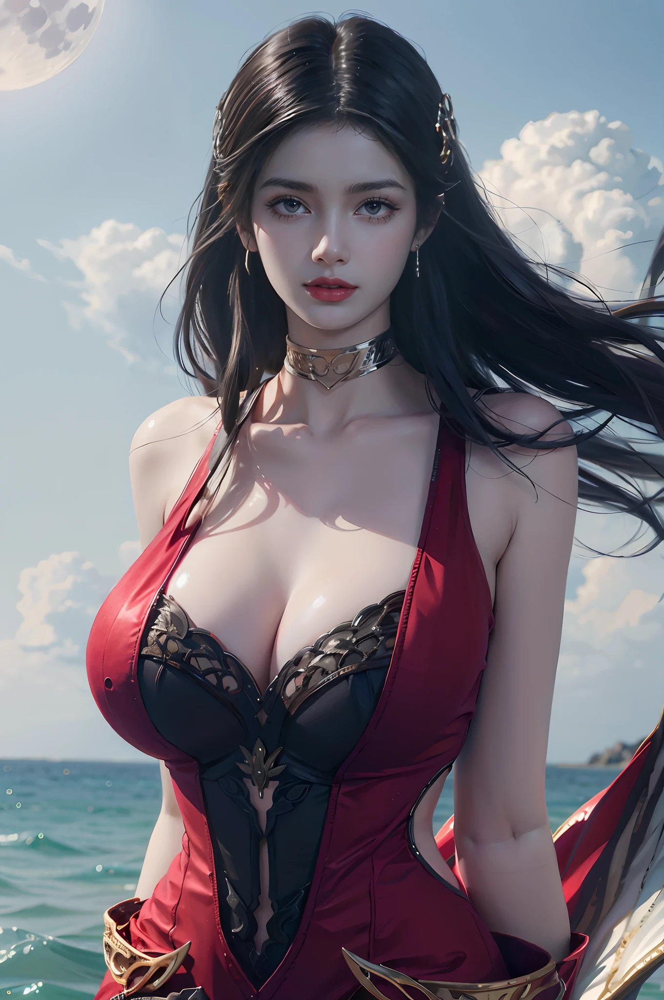 Lisa Black Pink, realistic face,