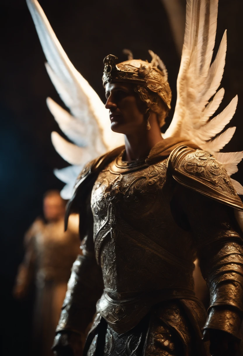 male war archangels transforming and returning to divine grace