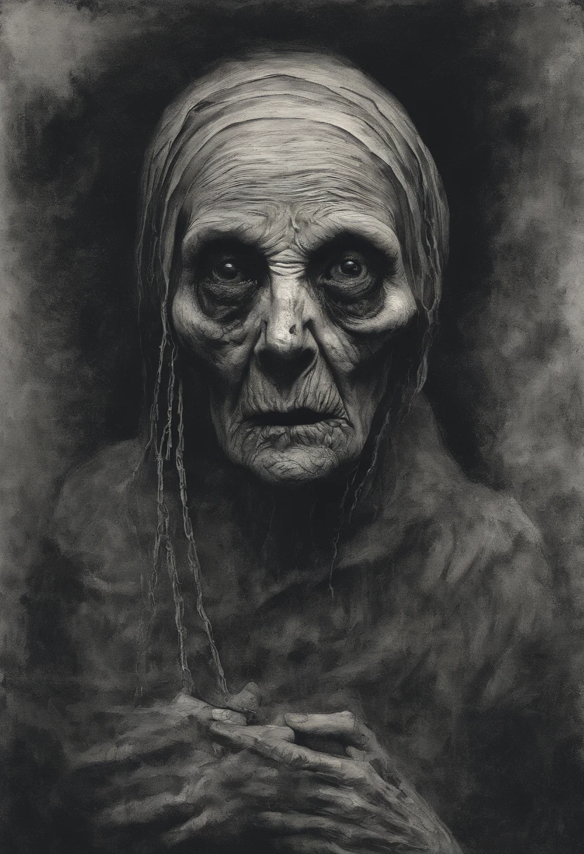 very old woman