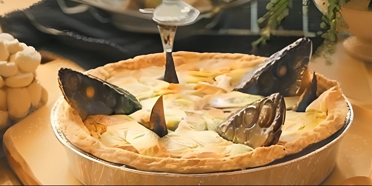 Delicious starry sky pie,High detail, Ultra detail, complexdetails, finedetail, Ultra detail, Super detail, Cinematic, Surrealistic soft light, Studio lighting, diffused soft lighting, Shallow depth of field, Sharp focus bokeh, Ray tracing, Subsurface scattering, Diffuse reflections illuminate hyperdetails, (Complexity, detail, Ultra detail, Super detail), Cinematic, Hyperrealistic