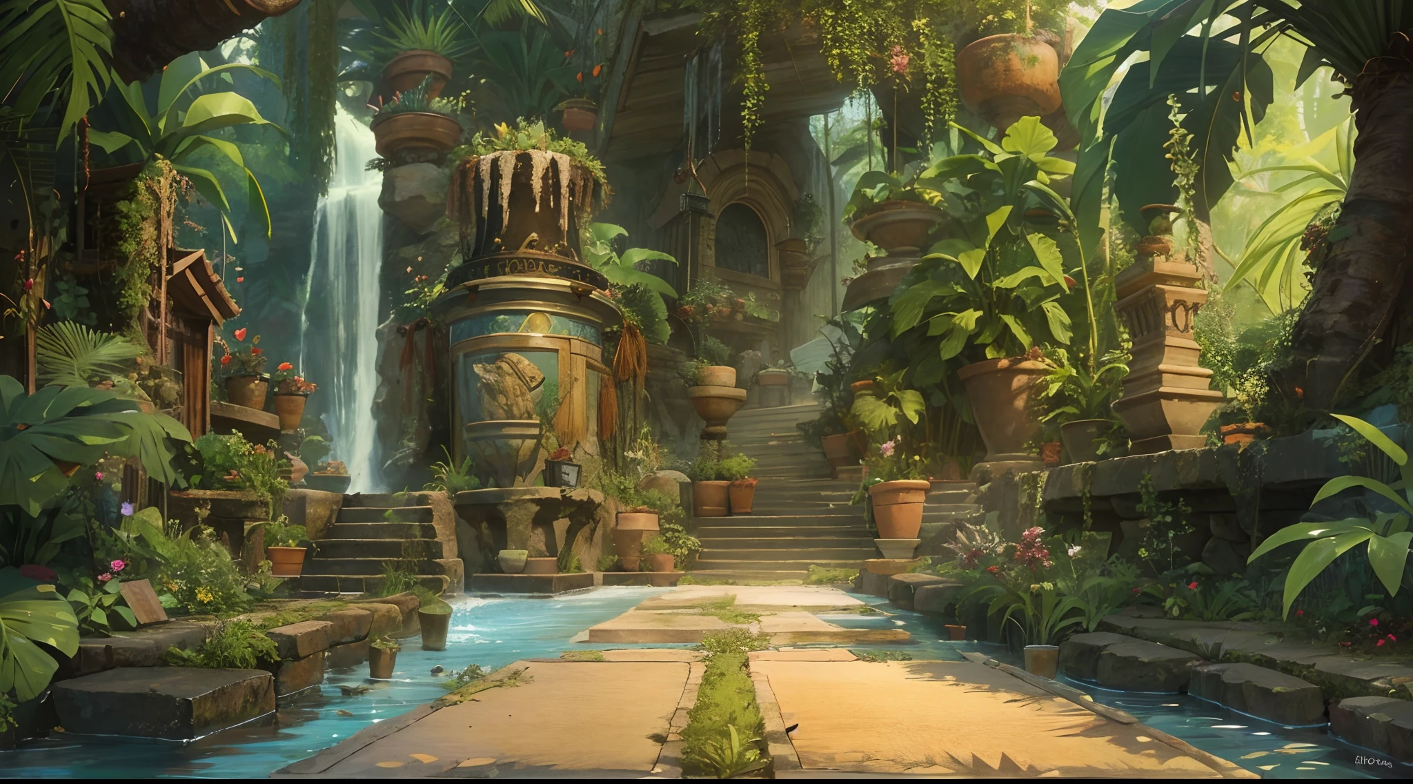 The tropical fantasy deep jungle is a mysterious and enchanting world, where you can discover new things every day, and learn from the wisdom of the ancient ones.