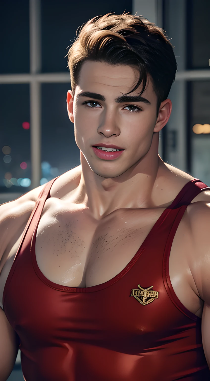 (((Men only))), ((head shot)), ((Pietro Boselli)), (wrestler), (A wrestler is a strong, muscular athlete with a sturdy build, often wearing tight-fitting singlets or wrestling gear), ((Handsome muscle man in his 20s)), (Big smile), (detaile: 1 in 1), Natural muscles, HIG quality, beautidful eyes, (Detailed face and eyes), (Face、: 1 / 2), Noise, Real Photographics、... ......................................................................................................................PSD, Sharp Focus, High resolution 8K, realisitic & Professional Photography, 8K UHD, Soft lighting, High quality, Film grain, FujifilmXT3