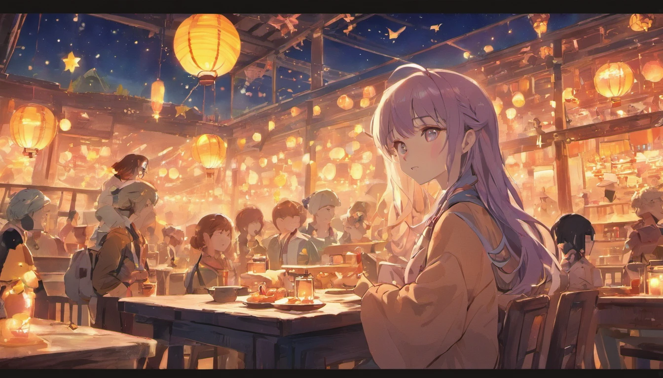 (top-quality、8K、tmasterpiece:1.3)、Full moon and stars in sky illustration,The family sits together eating mooncakes,Mom and dad laugh with the kids,Have in the living room、Bright house scene,extremely detailed face and skin,Heartwarming scene,perfect detail