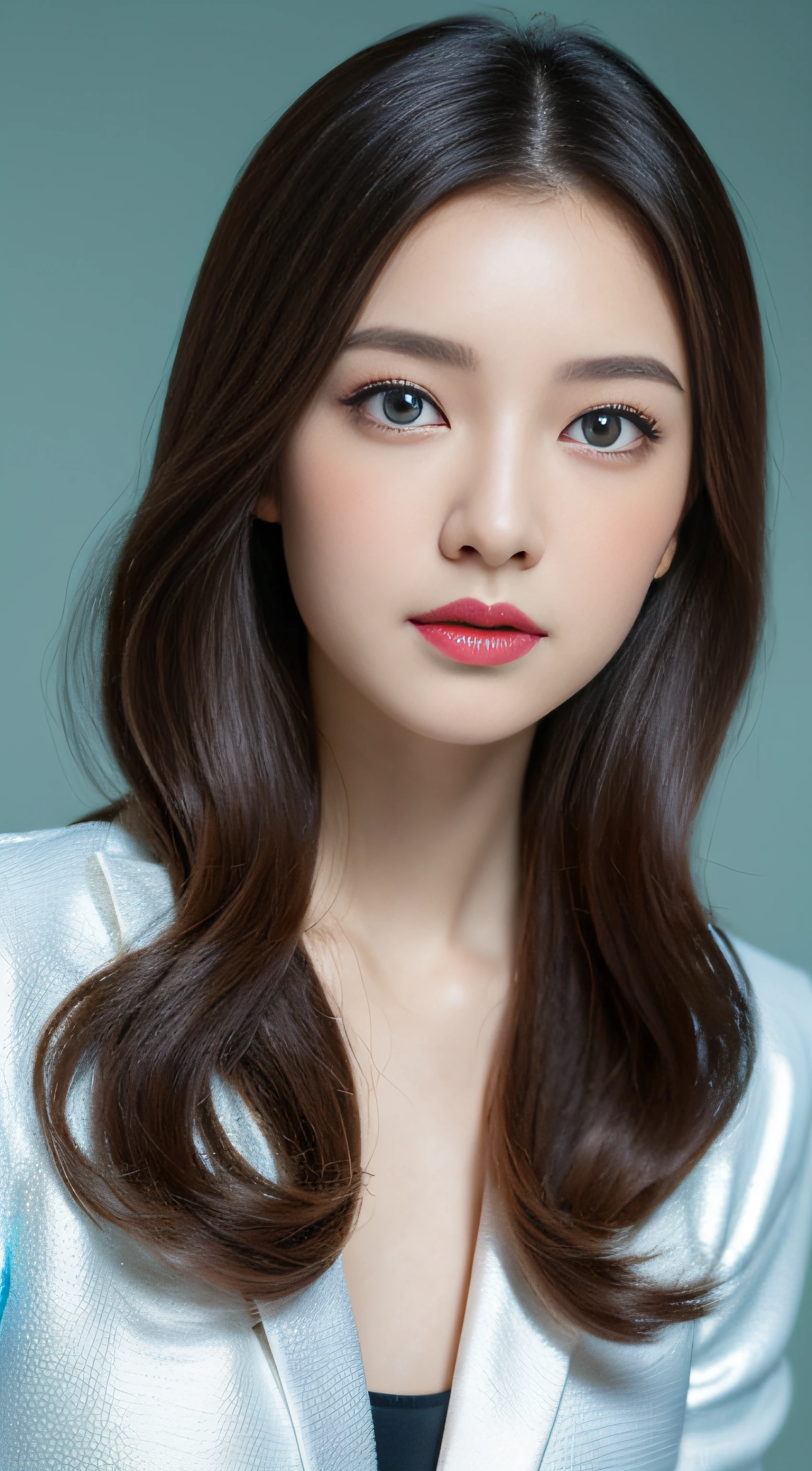 pintura de uma menina com cabelo colorido e olhos azuis e usando vestido colorido, Bela arte UHD 4K, linda arte digital linda, lindo arte digital, bela arte digital, arte digital muito bonita, arte colorida, bela arte digital, pintura digital colorida, pintura realista da menina bonito, arte de fantasia digital colorida, Digital painting nice, lindo pintura digital, Pintura digital vibrante, Arte Digital 4K Realista
