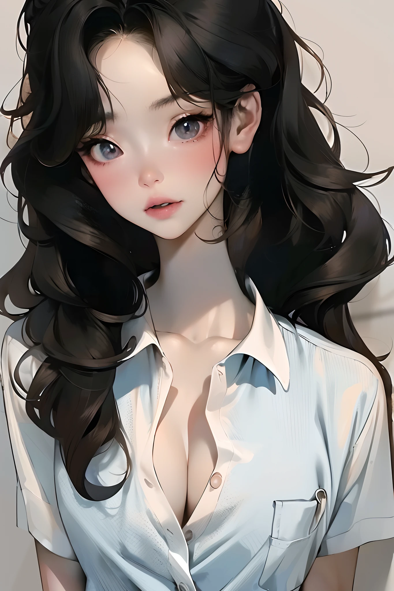 navel, cleavage, (Big chest: 1.2) Features, There is water on the body, Clothes are soaked, ((Ultra mini skirt, Tight body, Public hair is huge, )), White shirt, Tight body, Ultra-thin shirt, (Extra short shirt, heavy rain), Wet clothes, Long hair, Black hair, Wavy hair, Double eyelids, 耳Nipple Ring, No bra, , no underwares, Curved body, Sexy body, Perfect body, ((Realistic lighting, best qualtiy, 8K, tmasterpiece:1.3)), sharp fokus:1.2, 1girll, Beautiful Women with Perfect Figure:1.4, Slim abs:1.1,Ultra-fine face,Fine eyes,二重まぶた,