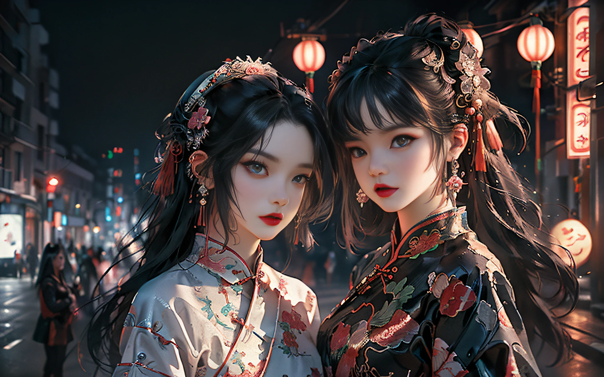 (masterpiece), best quality, expressive eyes, perfect face, At night, under the city lights, on a balcony of an apartment, a A beautiful black-haired woman in a kimono drinks beer, smiling, under the moon and stars, feeling the night breeze.