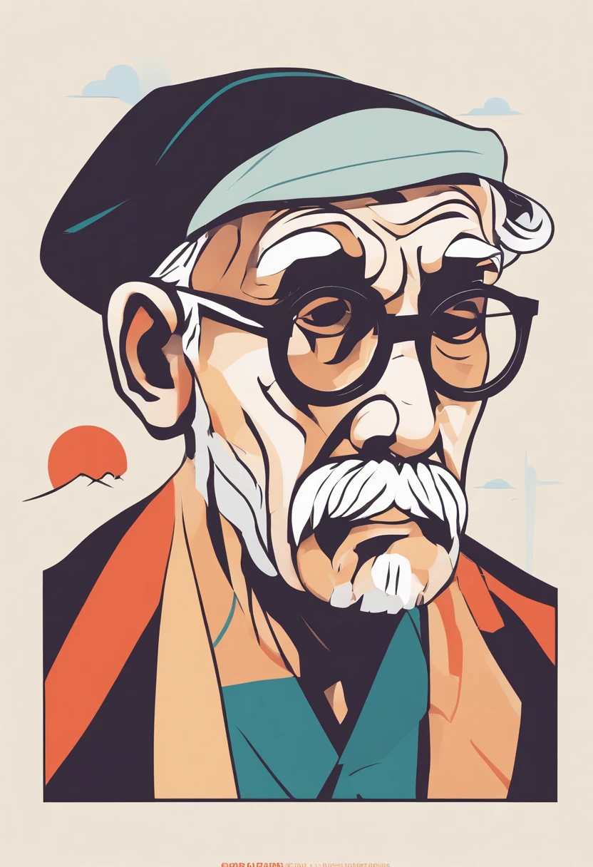 the ai,5G,A old man