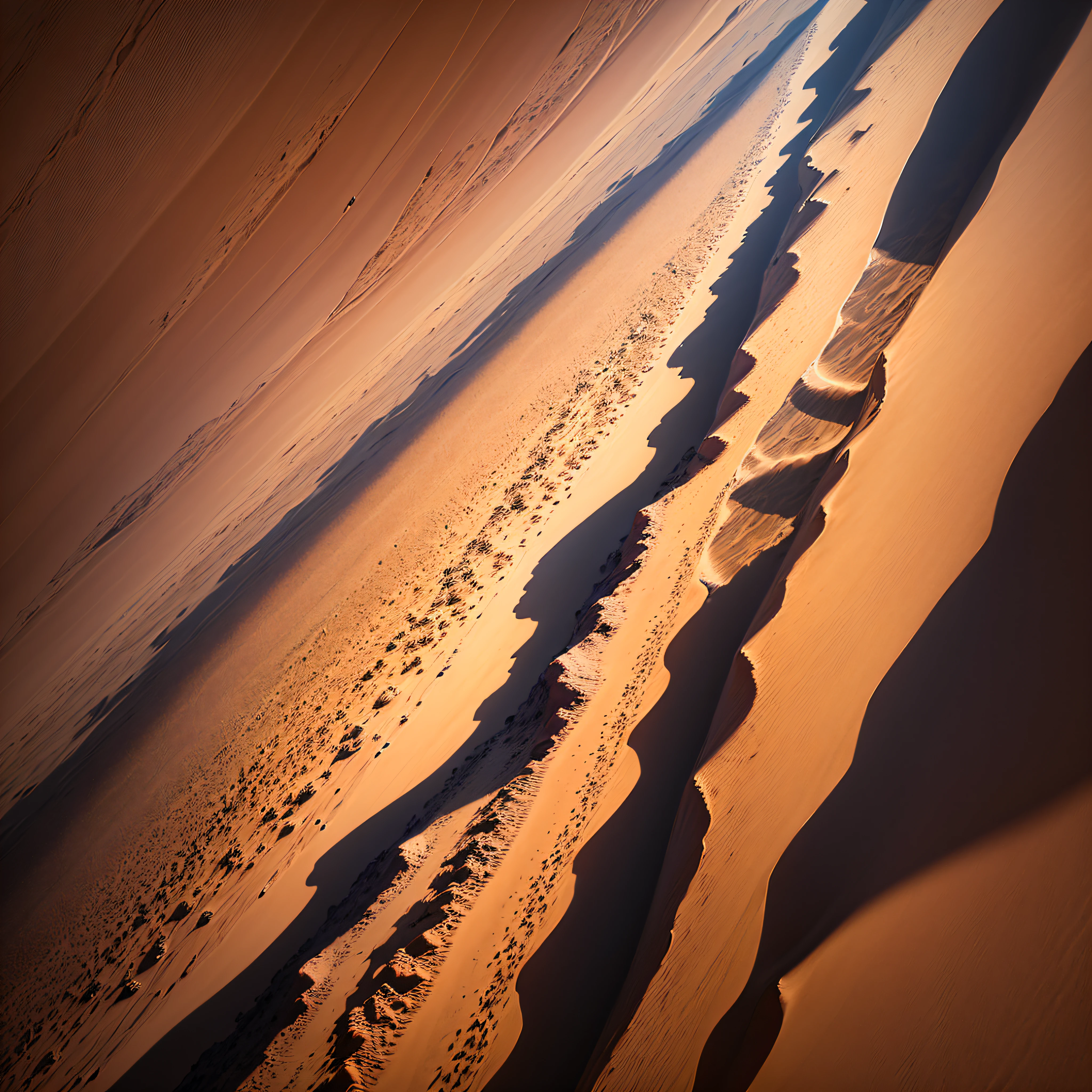 Namib Desert, Namibia: The Namib Desert, with its dark skies and iconic sand dunes, providing an excellent setting for stargazing.