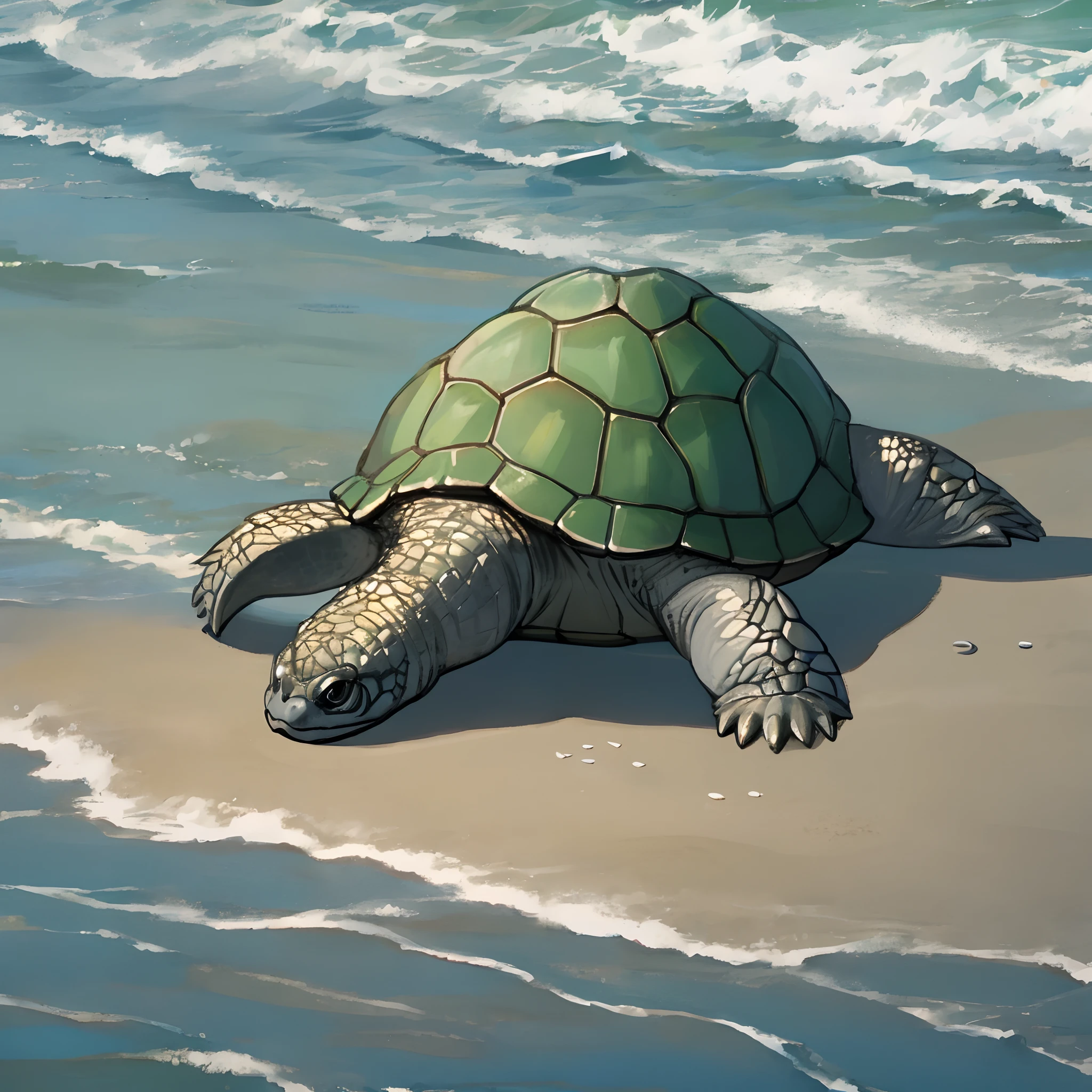 Seaside turtle