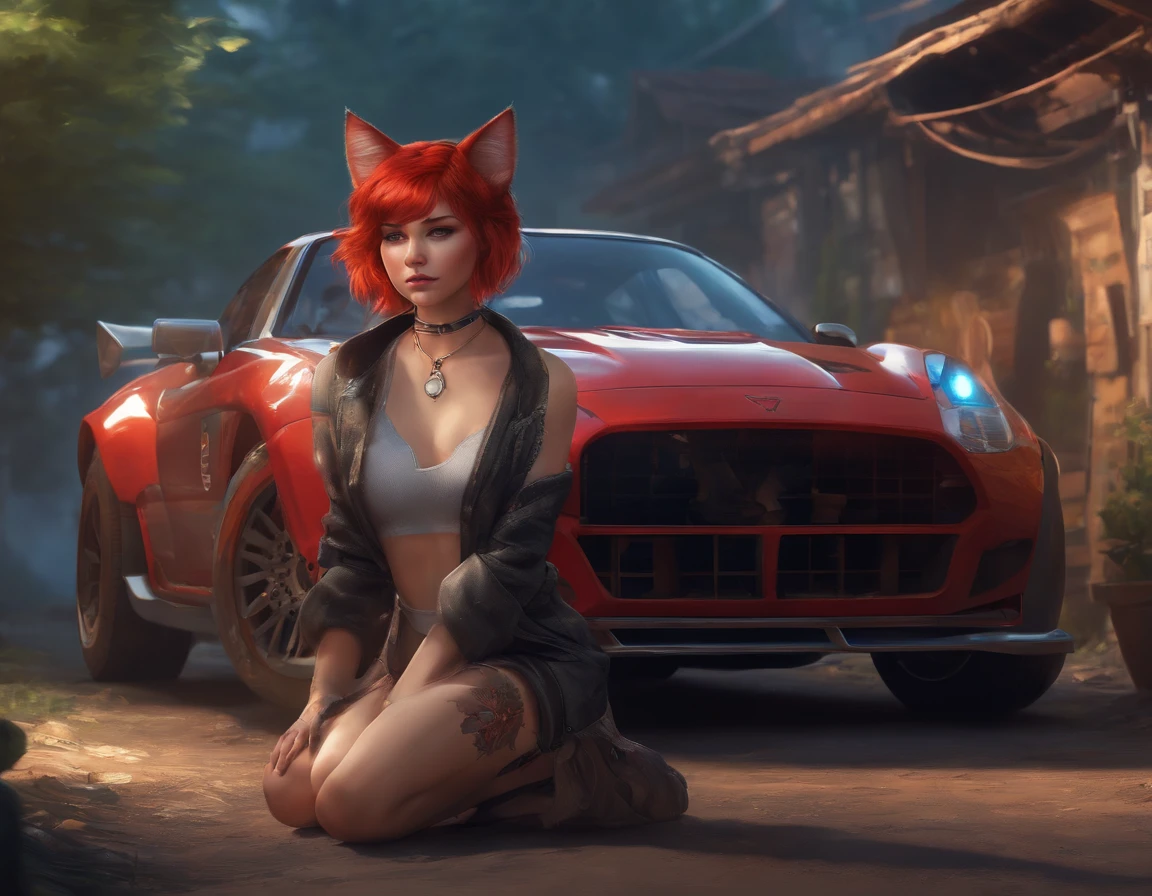 (((masterpiece))), model pose, portrait, one beautiful girl with bob cut pale skin, ((dynamic hair)), ((dynamic action pose)), wet hair, (short orange hair), (wet skin), (cat ear), (green eyes), (orange cat tail), ((wet)), ((Wet Swimsuit), (Swimsuit), (small breast), rain, cloud, workout, sport, summer, ((hot)), (dirty feet), tired look, tiredness, ((Beach)), (sneakers), model shoot style, freckles, stocking, dynamic hair, perfect body, small breast, highly detailed, more details, cinematic atmosphere, fog, precise correct anatomy, epic scene, artstation, detailed skin, detailed face, detailed eyes, hyperdetailed, intricately detailed art, pose figure, intricate details,dynamic lighting, post-processing, global illumination, detailed and intricate environment, modelshoot style, 8K UHD, concept art, octane render