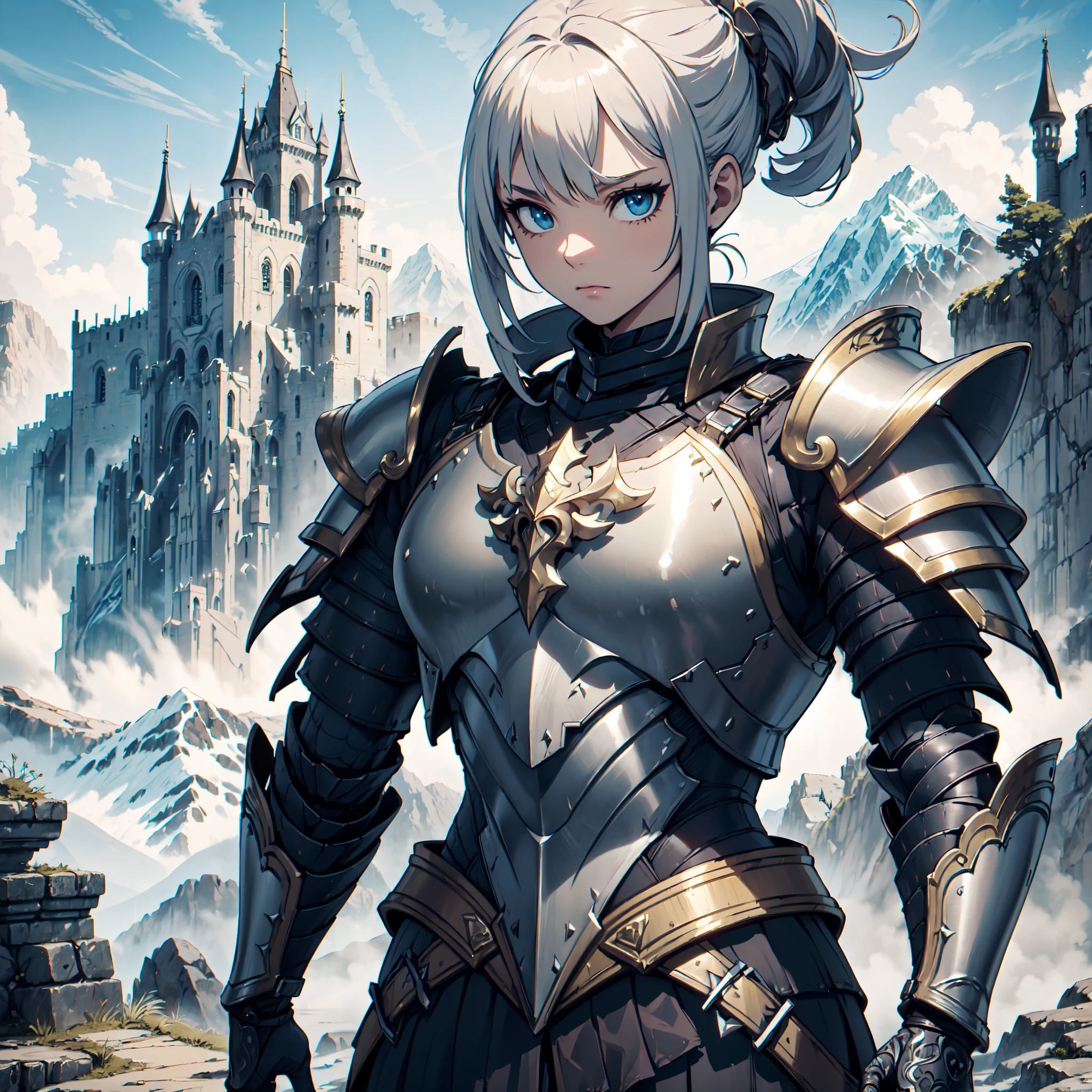 8K,
Hyper Detailed,
Hyper Definition,
Hyper Quality,
Hyper Resolution,
Best Definition,
Best Quality,
Best Resolution,
Perfectly Detailed,
Perfectly Designed,
Precisely Detailed,
Precisely Designed,
Extremely Detailed,
Extremely Designed,
Ultra High Definition,
Ultra High Quality,
Ultra High Resolution,
Masterpiece,
Body Shot,
Anime,
1 Boy,
Handsome,
(((Hyper Detailed Armor Plates))),
(((Hyper Detailed Cuirass))),
(((Hyper Detailed Clothes))),
(((Hyper Detailed Baron Armor))),
(((Castles & Mountains Background Scenery))),