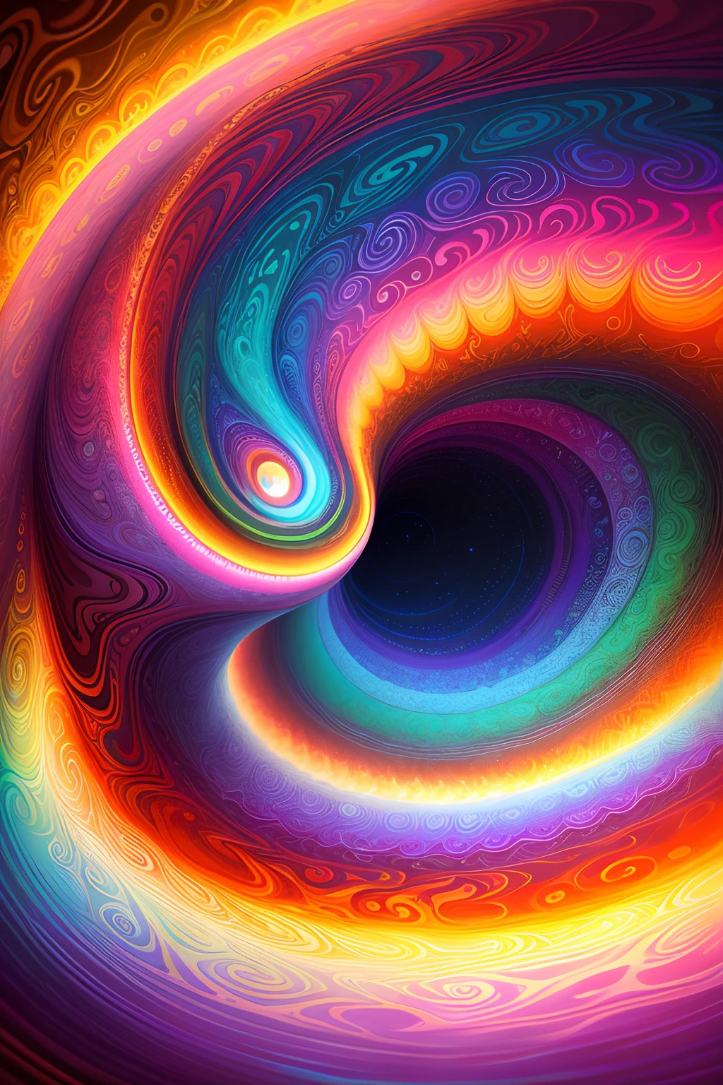 blurry and dreamy illustration,calm evening。digital illustrations,Blurry and fantastic illustrations,Amédée Ozenfant,dreamlike illustration,In the astral plane ) ) ), The color plane is surreal and ethereal,In the realm of the universe,In a surreal dreamscape,Light,wave,Multi-layered,foreground、Faraway view、fractal thunder dan mumford,Dammford and Alex grey style,Psychedelic surrealist art,Surrealist psychedelic design,dream art style,Illusion psychedelic art,Infinite psychedelic waves,inspired by Cyril Rolando (Cyril Rolando),Authentic ripple structure,Psychedelic art style,trippy art,Psychedelic illustration - V6