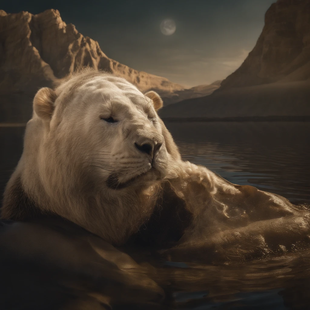 themoon, Moon cake, Mid-Autumn Festival, partially underwater shot, polar opposites, high detail, Romanticism, god rays, ray tracing, UHD, retina, masterpiece, ccurate, anatomically correct, super detail, high details, high quality, award winning, best quality, highres, 16k, textured skin
