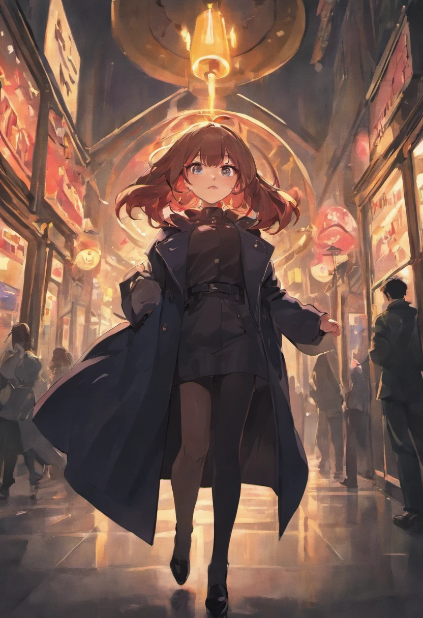 (Realistic:0.2), anime illustration, 1girll,, Black coat,, In Paris, France, sfv, Black pants, Black office shirt,, Carmen Sandigo,, Blue sky,, Long hair,, Dramatic lightning, lamp lights, epic lighting, light in face, The light from the back window is backlighted, Face light, face lit, Fill light, Fill light, ((Masterpiece)), (Carmen_Sandigo_v1-1_Shulik-2000:0.6)