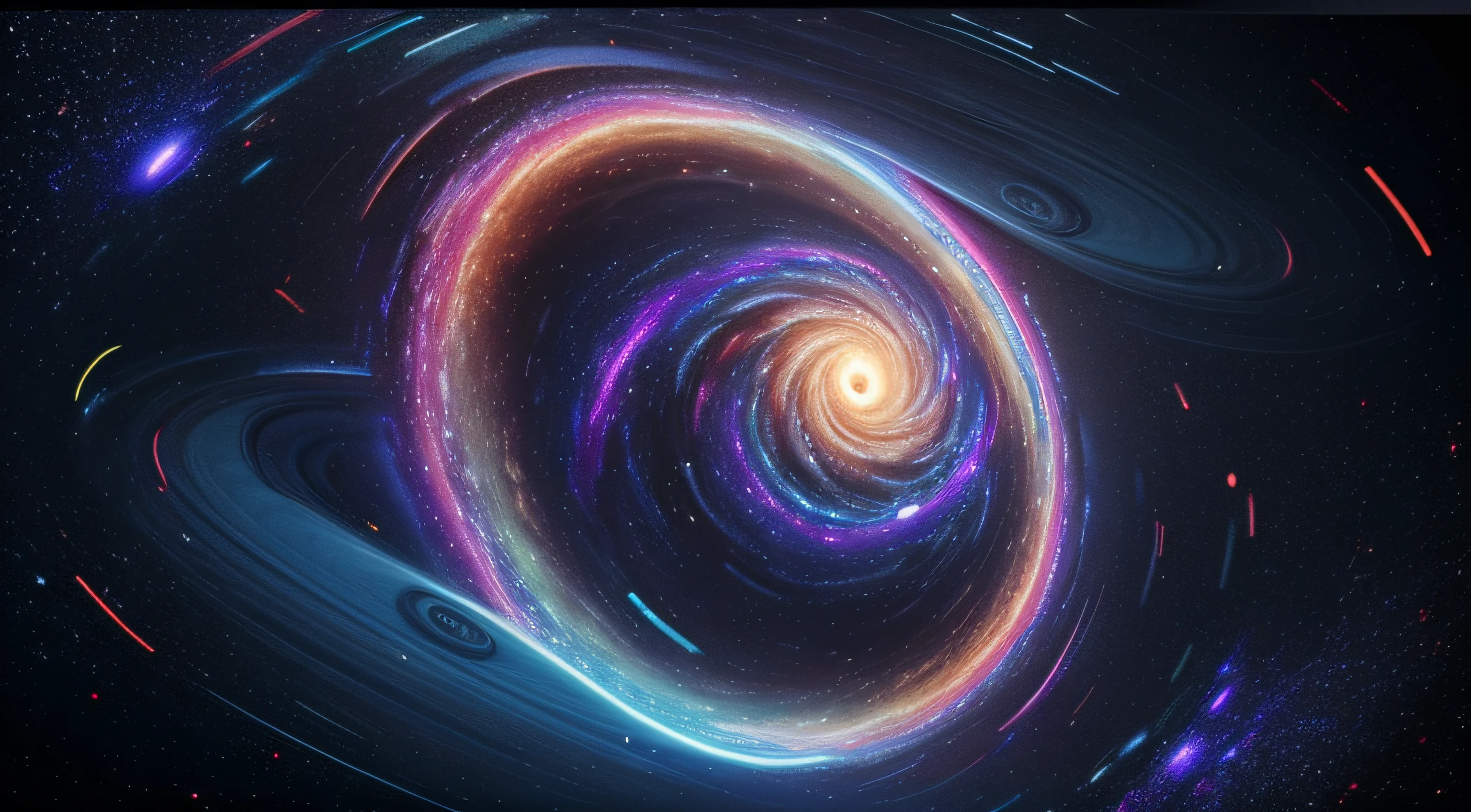 A galaxy spinning 1000 faster than average, Surrealism, Realism, Cubism, outside border, out of frame, UHD, retina, masterpiece, ccurate, textured skin, super detail, high details, high quality, best quality, highres, 8k
